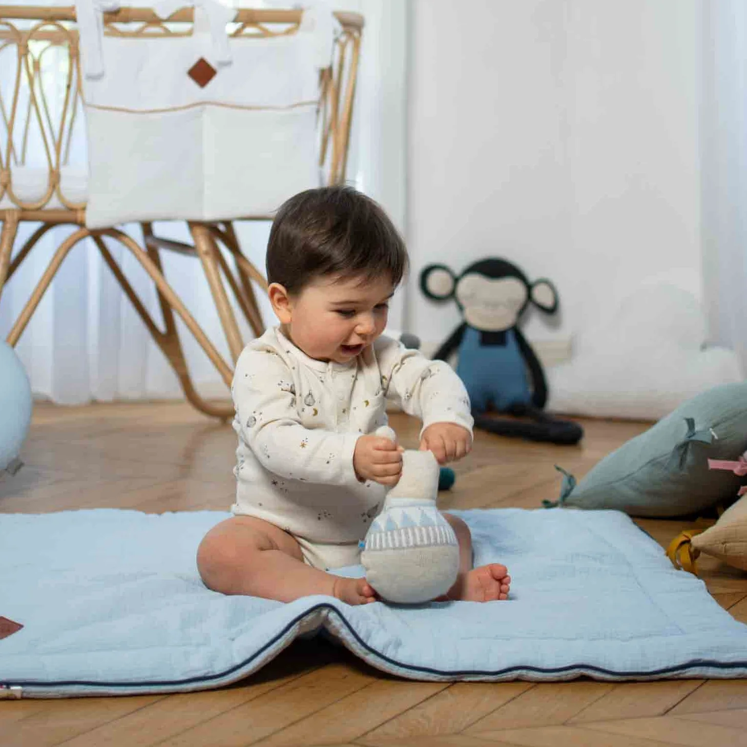 Sevira Kids - Piumino in garza di cotone - pronto a dormire, Jeanne