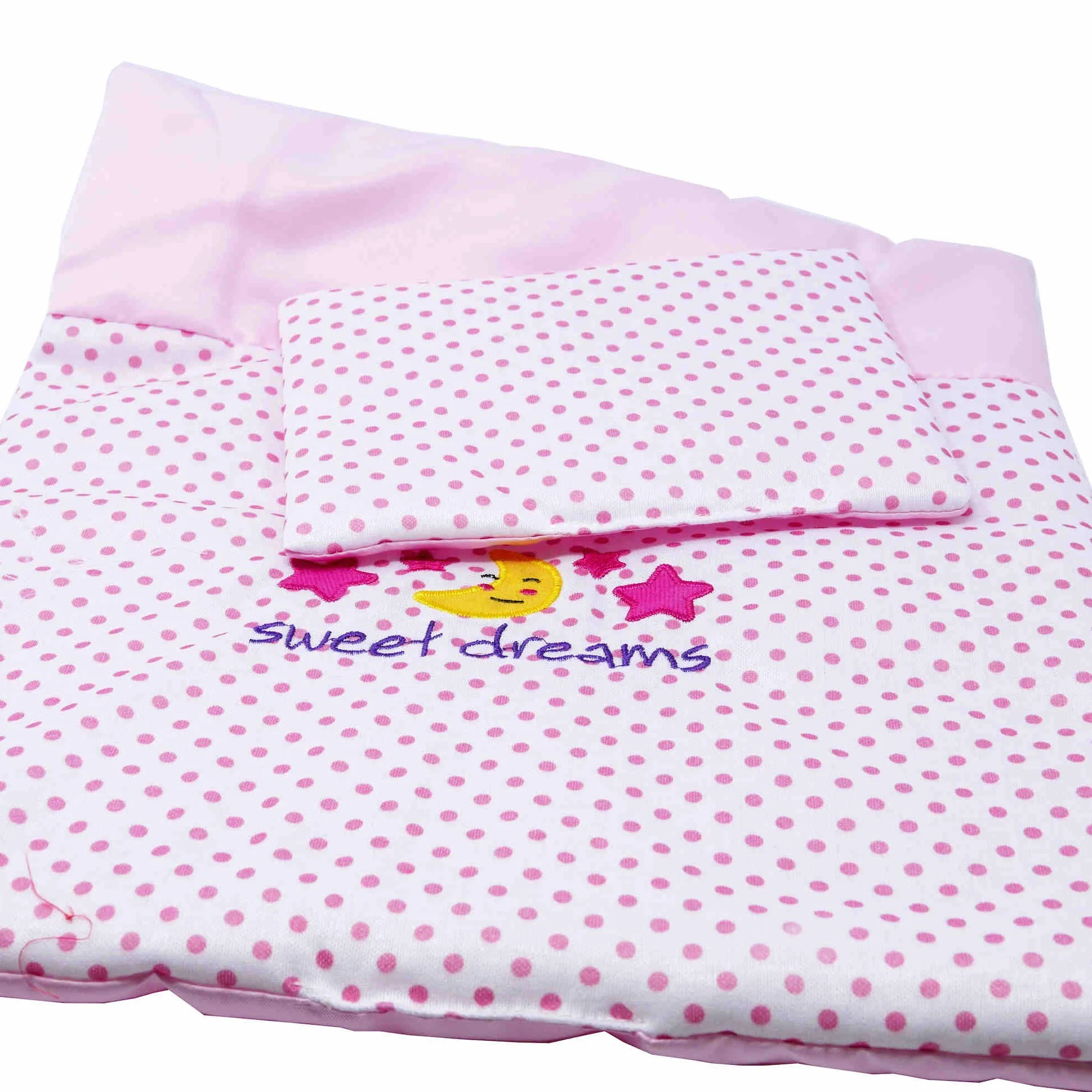 Baby Rose Poppendeken en kussenset