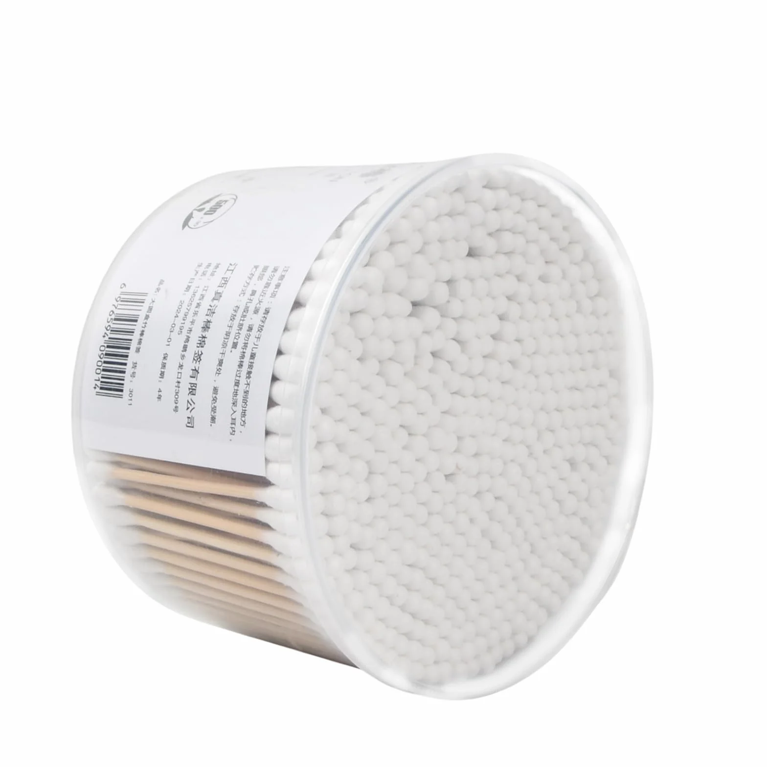 500 Pezzi Bastoncini Cotonati, Cotton Fioc di Bambù, Bastoncini di Ovatta, Bastoncini di Cotone di Bambù, Cotton Fioc per Tamponi di Cotone per la Cura delle Orecchie e Il Trucco