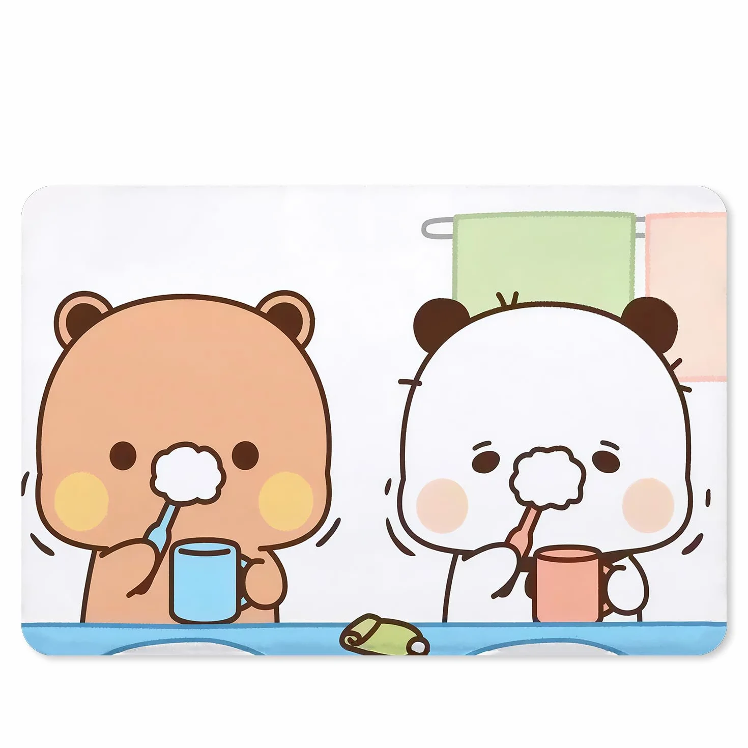 Onperpoe Tappetino da bagno Bubu Dudu