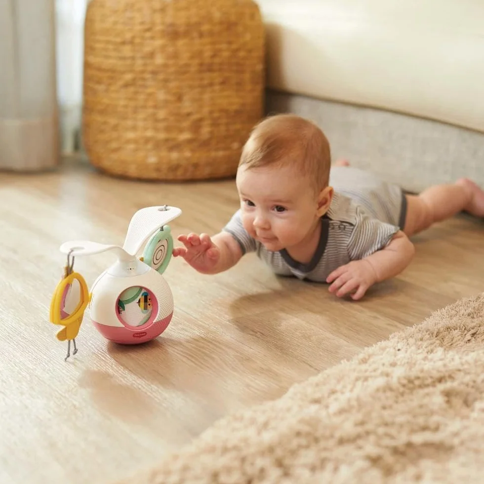 Tiny Love Tummy Time Mobile Entertainer - Tiny Princess Tale, bianco/rosa/giallo/blu