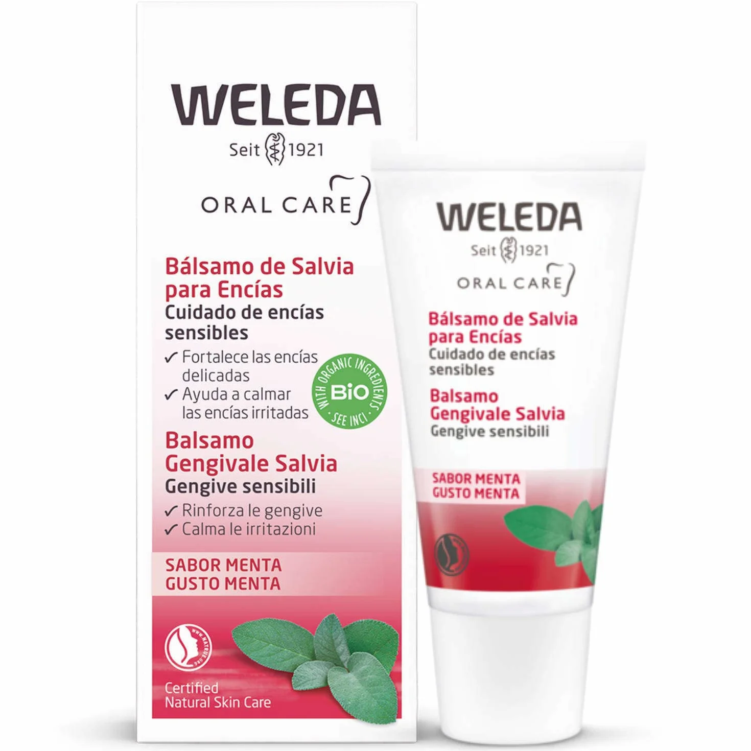Weleda Mummy Bag, comoda borsa passeggino con kit completo di prodotti cosmetici per la protezione della pelle di neonati e bambini, a base di calendula bio certificata