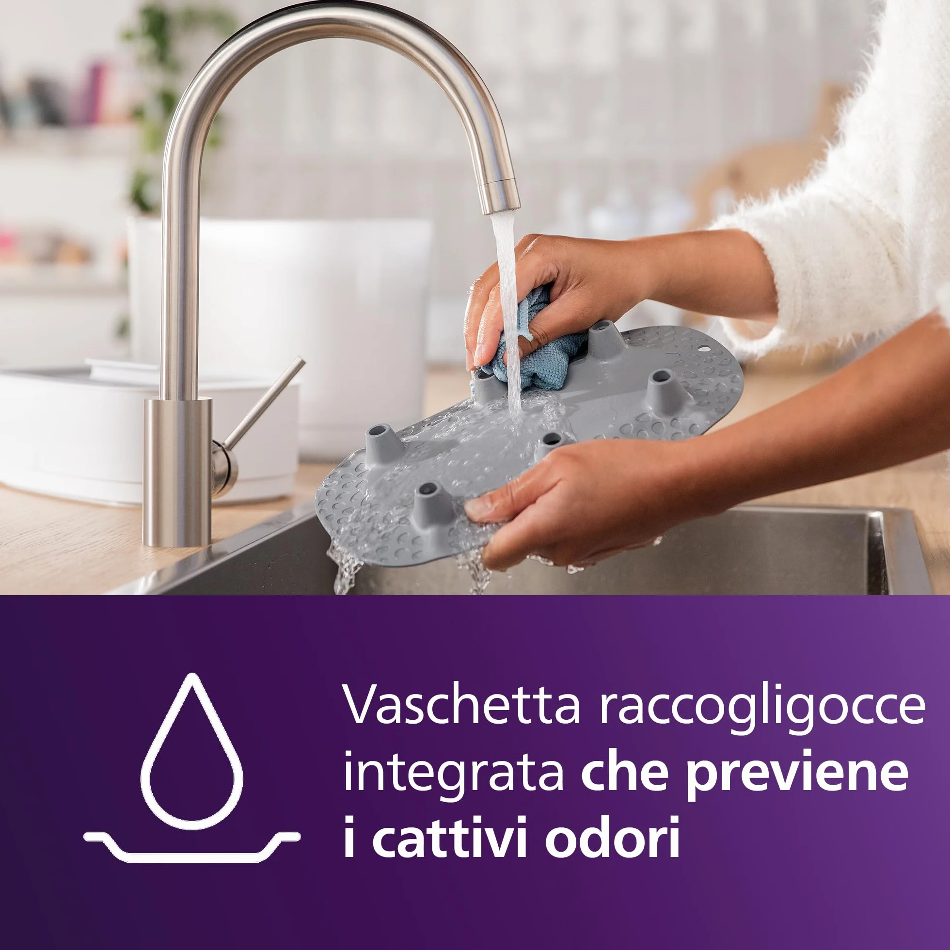 Philips Avent Sterilizzatore e asciugatrice per biberon, rapido e igienico SCF293/00