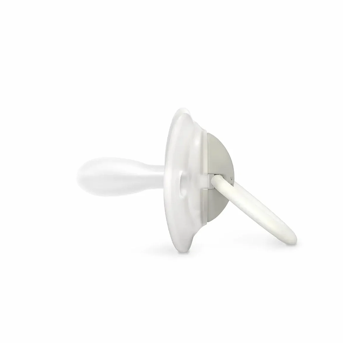 Suavinex, Pack de 2 Chupetes que Brillan en la Oscuridad, Bebés 6/18 Meses, para Dormir, con Anilla Fluorescente y Tetina Fisiológica SX Pro de Silicona, Plana y Flexible, Beige
