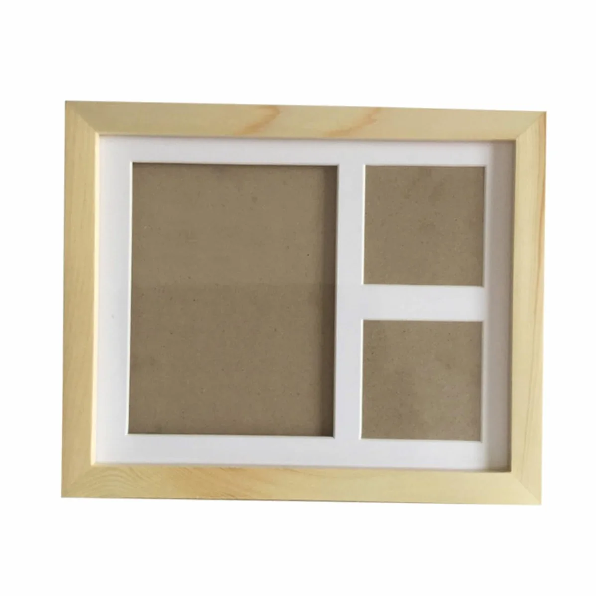 Kit Per Impronte Di E Piedi Del Bambino Cornice Per Foto in Legno Con Tampone Di Inchiostro Sicuro Per Neonati