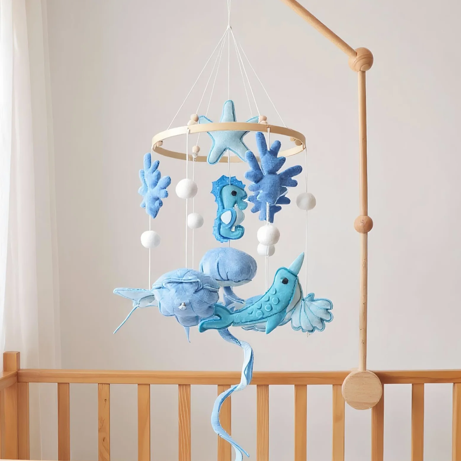 Mobile Per Culla Assistenza Sonno Sospenso E Lenitivo, Risveglio Sensoriale | Giocattolo Sospendibile Per Letto Bambino Soffitto,Culla,Tappeto di veglia,Passeggino,Camera per bambini,Accessori