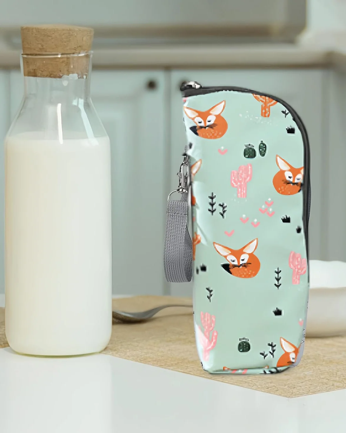 1 Pcs Borsa di isolamento per biberon, borsa termica per neonato