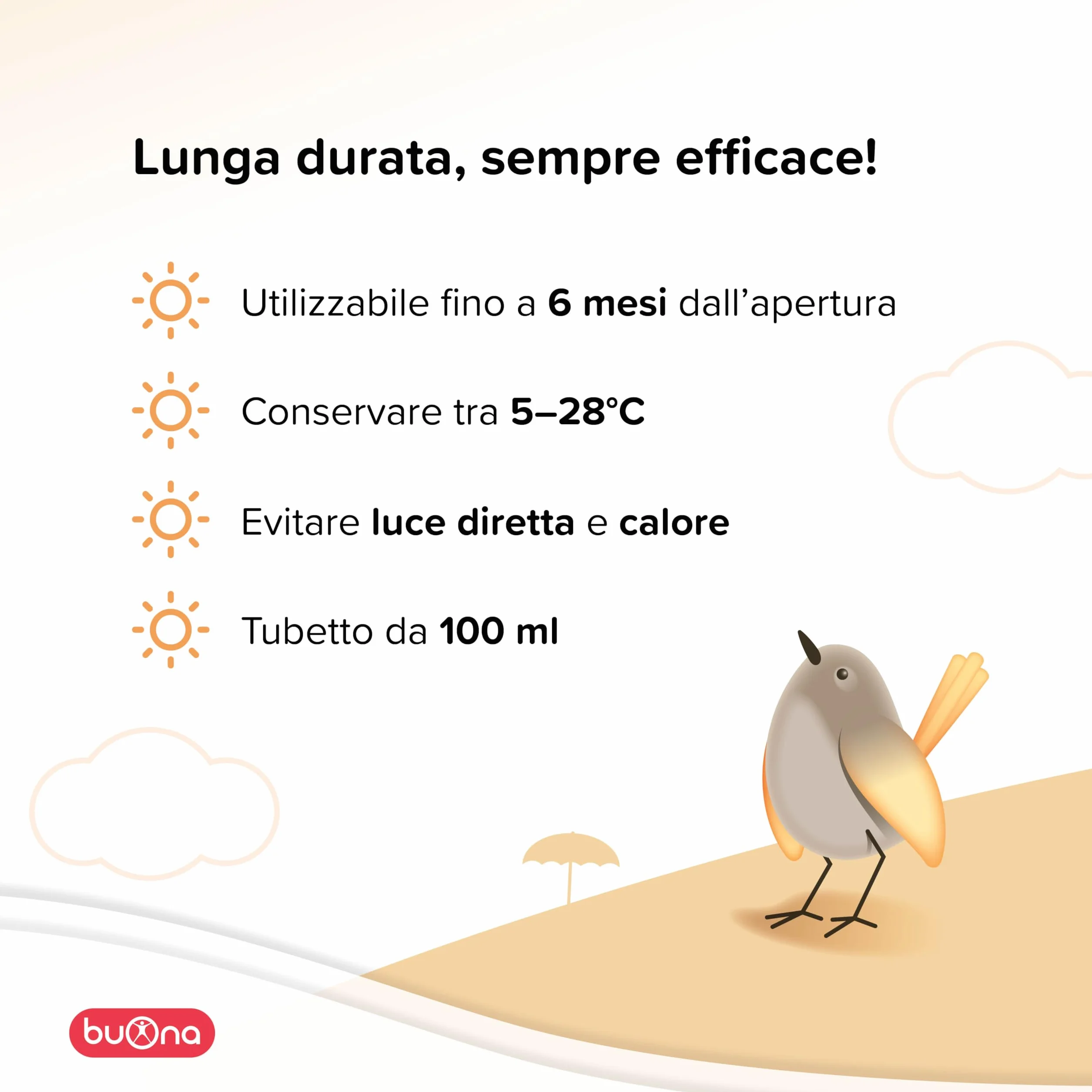 Buona d-topic Solare Crema Solare 50 Bambini 100 ml Protezione Solare Neonato per Pelle Sensibile e Delicata, Filtri 100% Minerali, Resistente All’Acqua, Senza Filtri Chimici, Effetto Invisibile