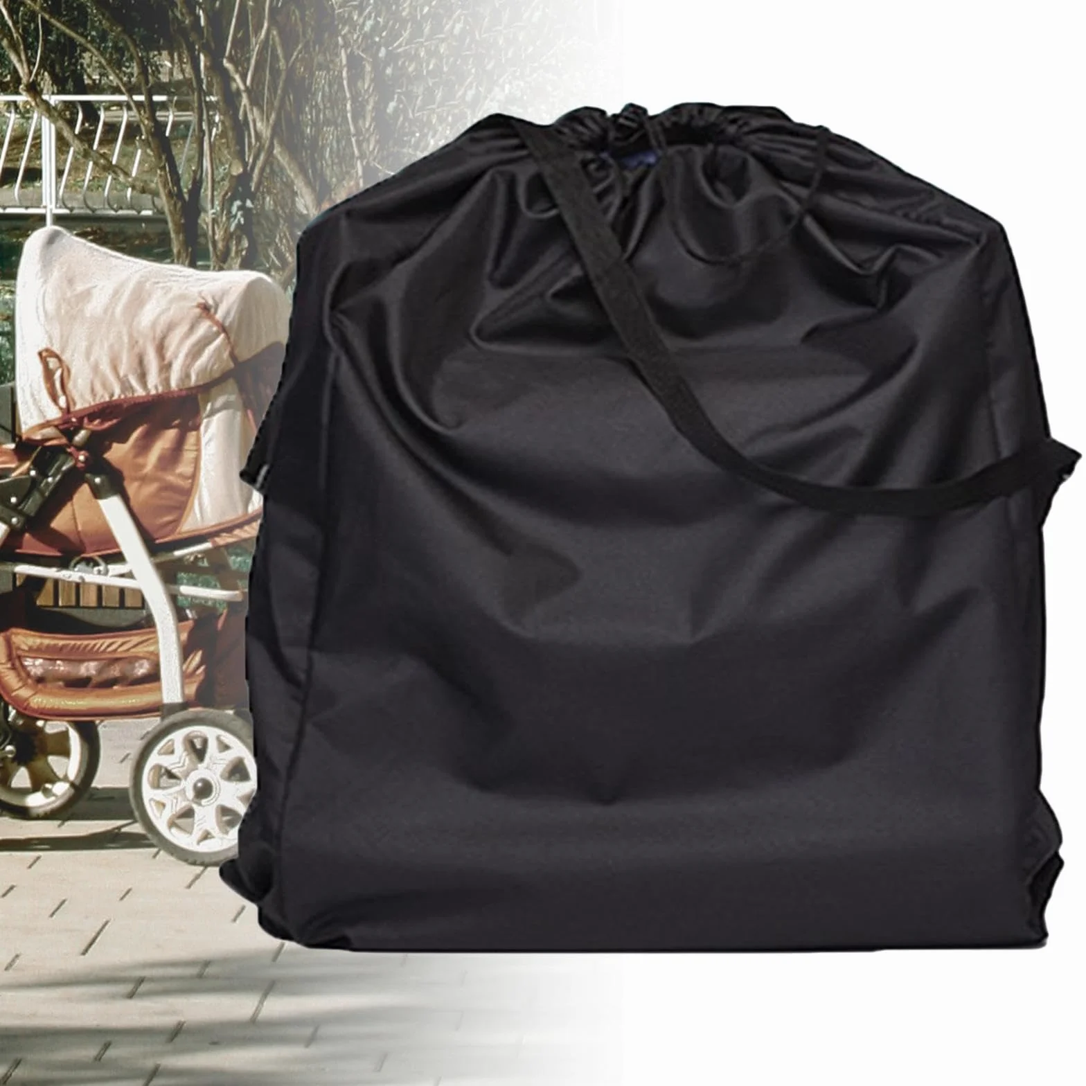 Borsa Leggera per Passeggino, Protezione per Il Viaggio, come descritto, 67x50x30 cm
