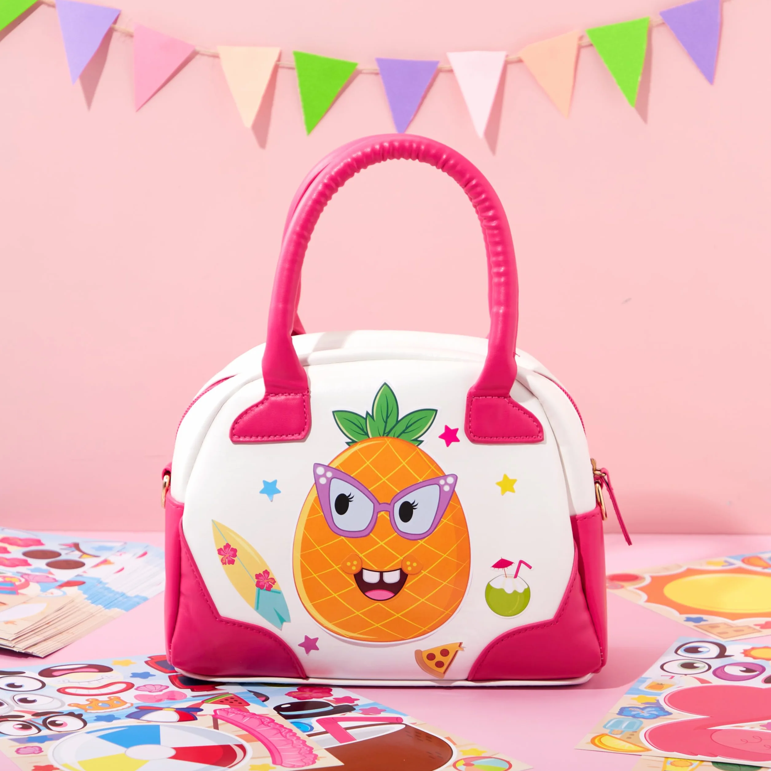 JOYIN 36 Pcs di Adesivi per il Viso, Crea il Tuo Estate e Abbina gli Animali sui Fogli Adesivi, Regali di Compleanno e di Festa per Bambini 3+ (Estate)