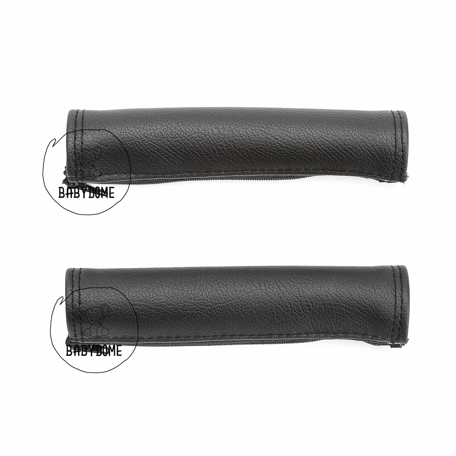 Coprimanubrio compatibile con Bugaboo Fox 1,2,3 e Dragonfly. Realizzato a mano in ecopelle di prima qualità. Resistente al sole, all'usura e allo sbiadimento. Colore nero.