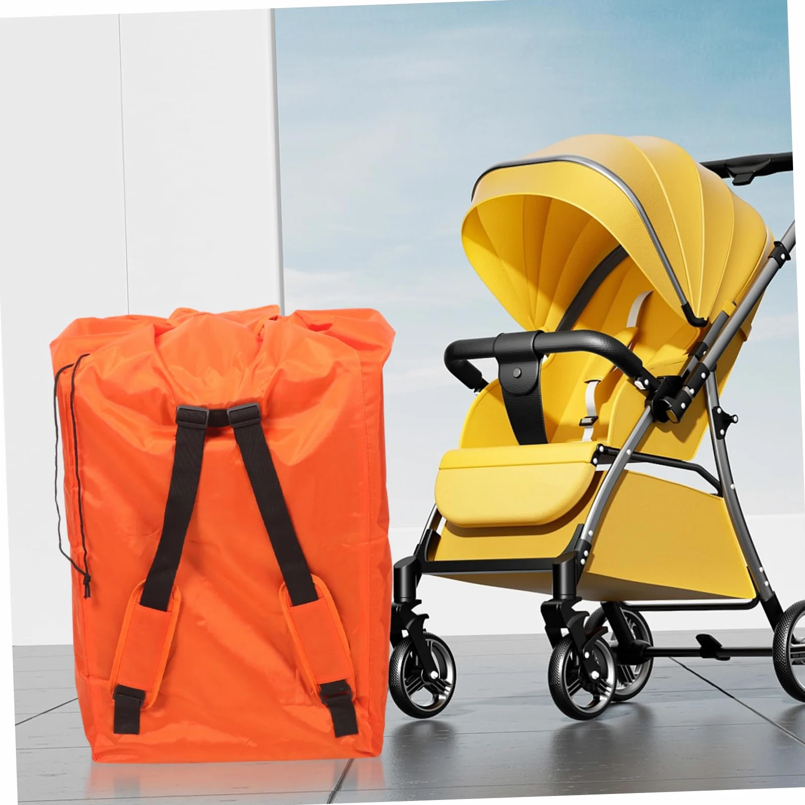 Mobestech Borsa da Viaggio per Passeggino, Sacca Porta Passeggino Oxford, Compatta e Pieghevole, per Viaggio