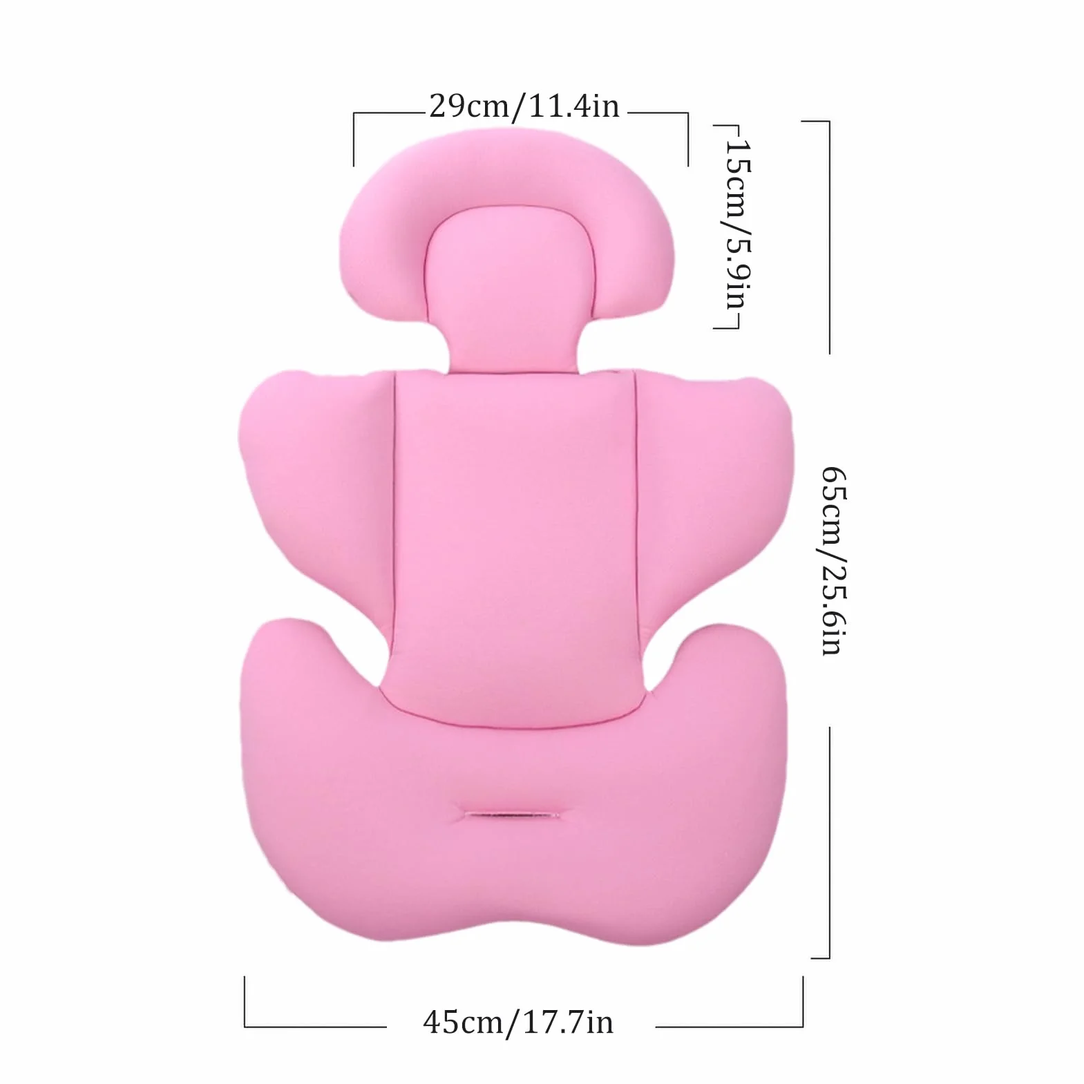 Cuscino Per Passeggino, Riduttore Sedile Per Passeggino, Supporto Per La Testa E Corpo Del Seggiolino Auto Per Bambini