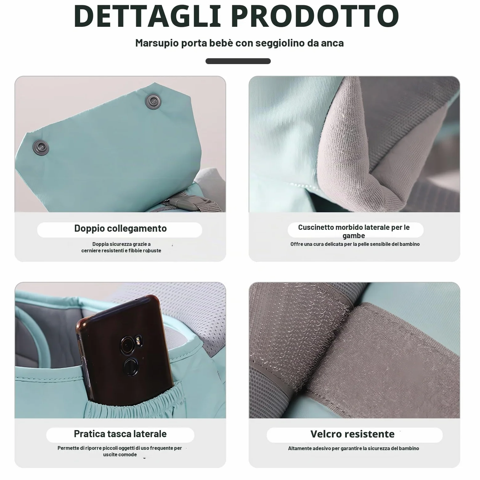 SONARIN Multifunzionale 3 in 1 Marsupio Neonati con Sedile,Portantina Ergonomico Traspirante Porta Bambino Fascia Porta Bebè Multi-Posizioni per Neonati Bambini 0-36 Mesi(Blu Scuro)