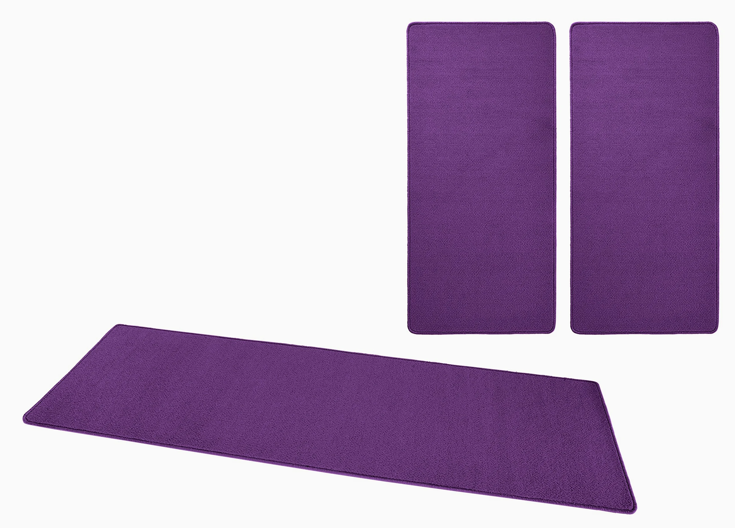 HANSE Home Fancy - Paracolpi per Lettino, 3 pz, in Polipropilene, 67 x 250 x 0,7 cm, Colore: Lilla