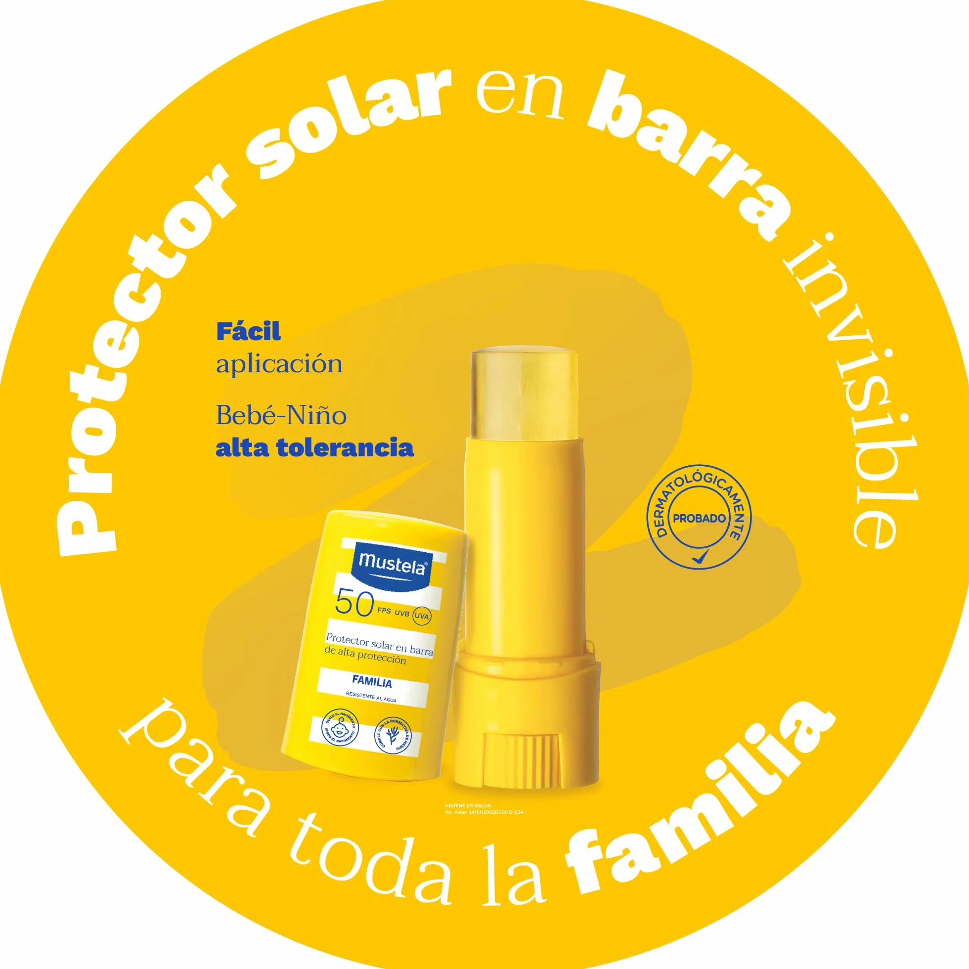 Mustela Stick Solare Alta Protezione Spf50 9ml