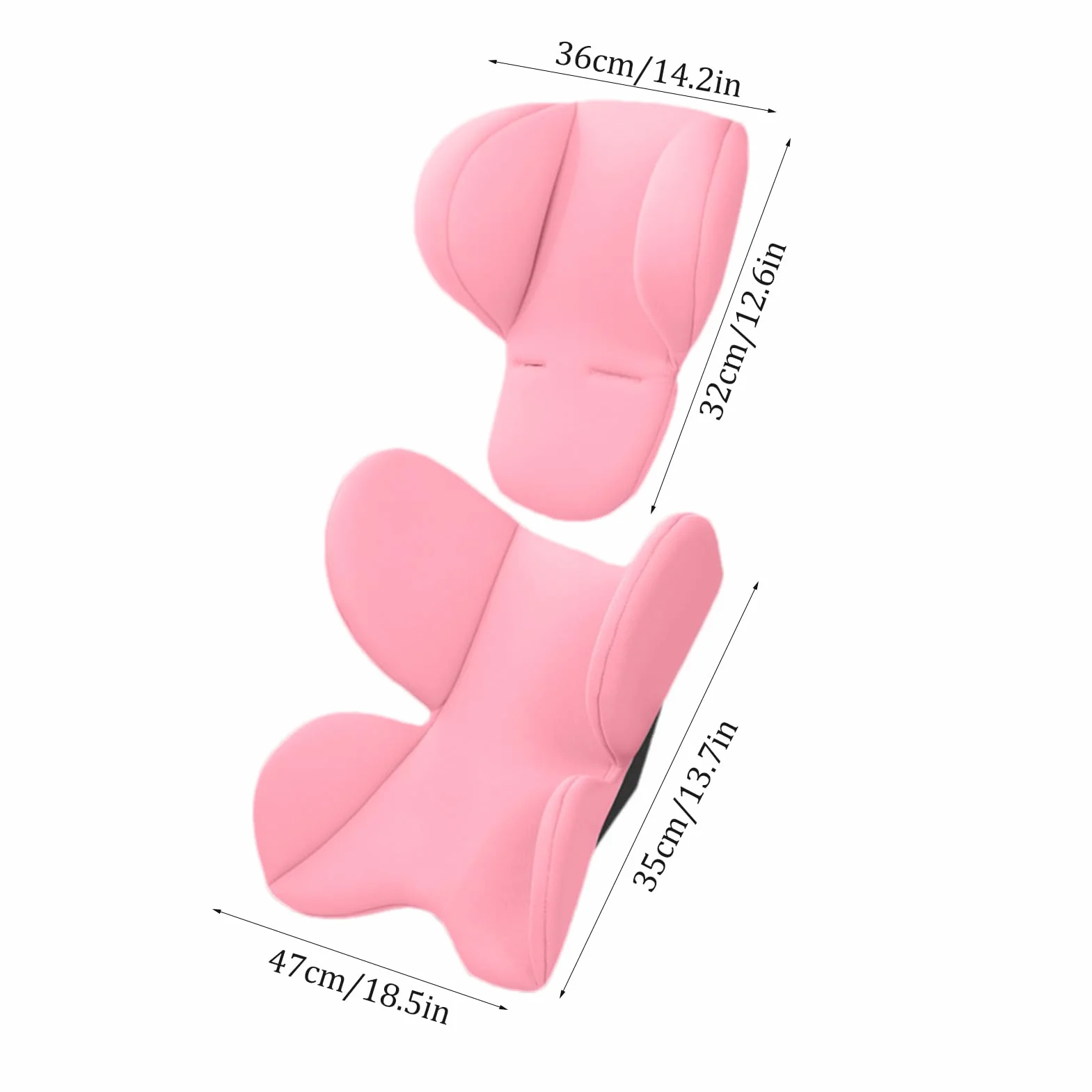 Riduttore Sedile Passeggino, Cuscino Per Passeggino, Ovetto Seggiolino Auto, Morbido Cuscino Per Carrozzina Neonato, CuscinoDi Supporto Per Testa E Corpo, CuscinoPer Inserto Per Seggiolino Per Bambini