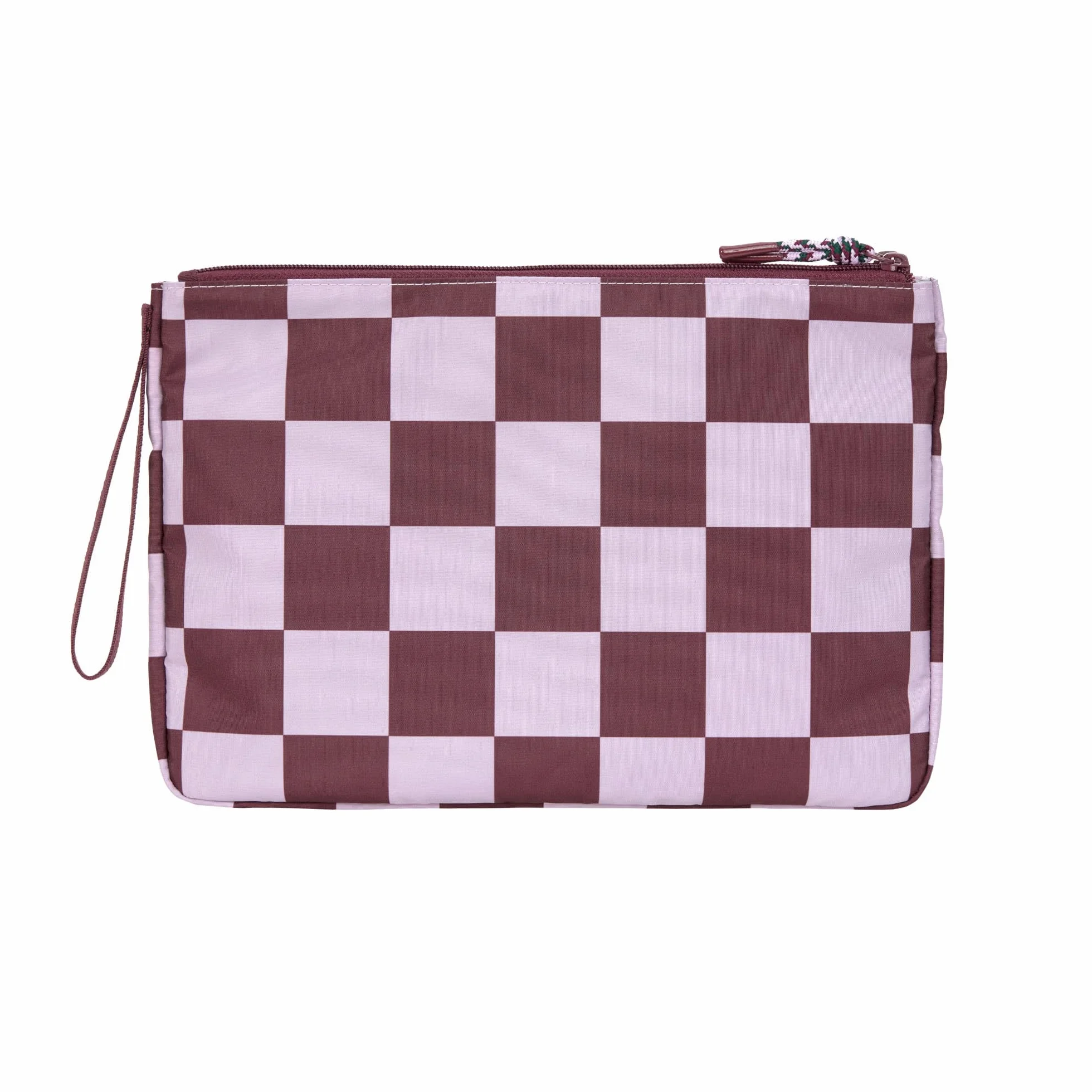 LÄSSIG Borsa per pannolini con fasciatoio per i bambini in movimento/Casual Changing Organizer deep red/lavender