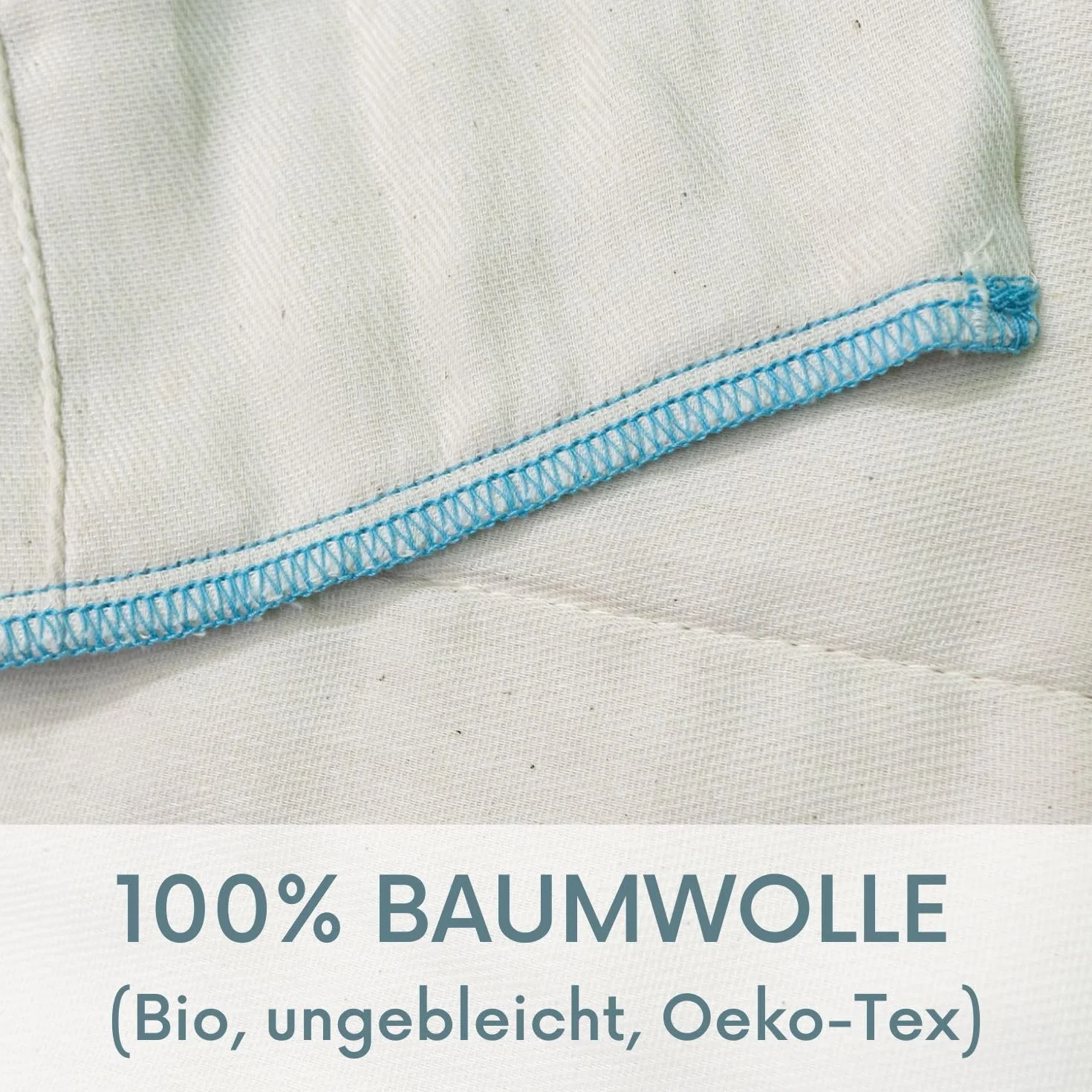 avo + cado Cotone biologico Prefolds, taglia 3 – 10 pezzi, adatto in taglia unica e XL, per pannolini di stoffa, 100% cotone Öko-Tex non sbiancato
