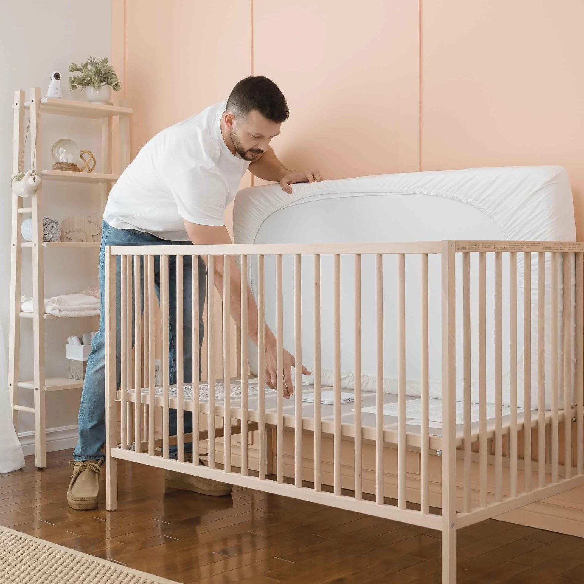 Angelcare - Babyphone Video avec Moniteur de mouvements AC25 - écran 4,3" & caméra HD - veilleuse & berceuses - Portée jusqu'à 150 mètres