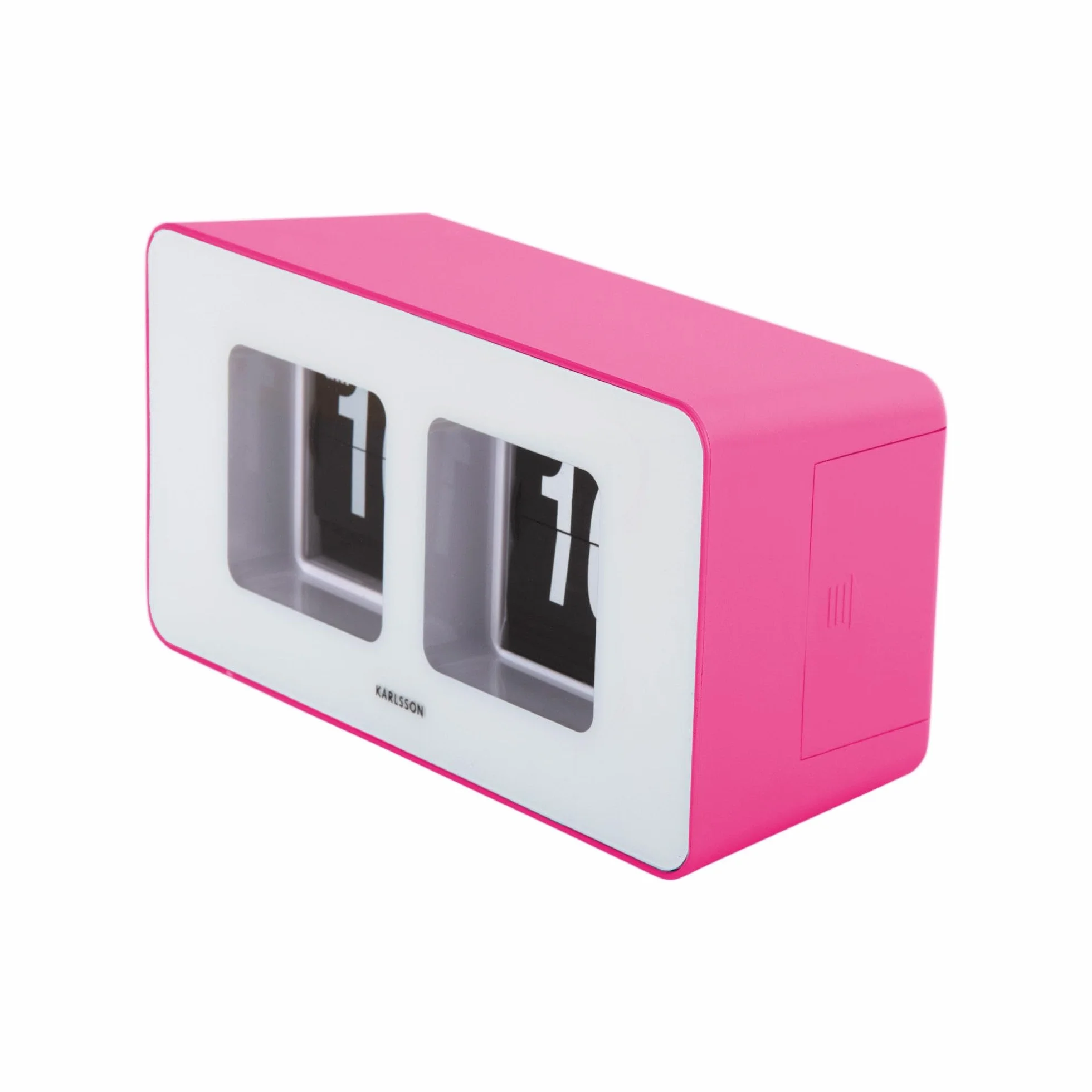 Karlsson Wall/Table Clock Funky Flip Bright Rosa