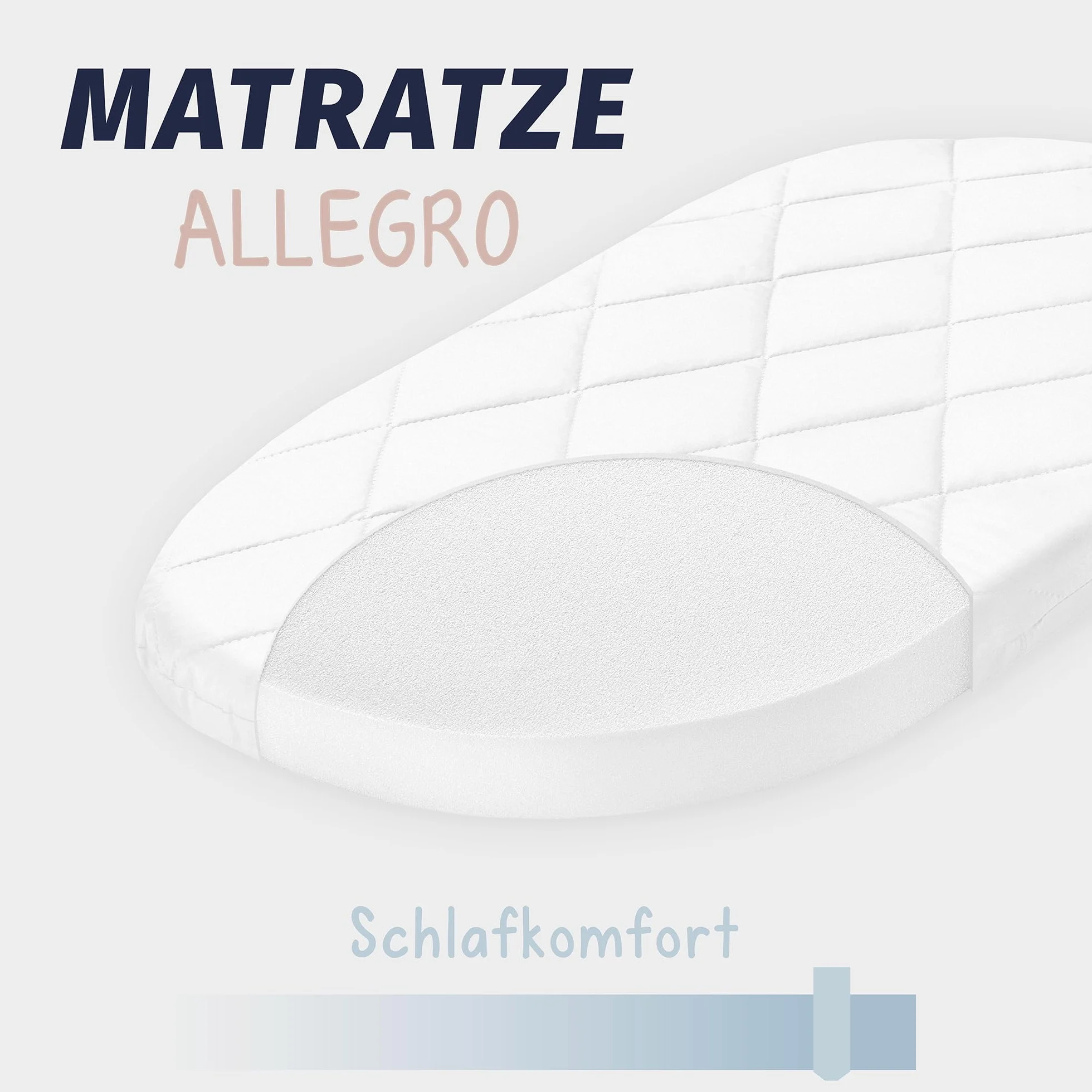 Zöllner 1820070410 - Materasso per carrello Allegro, 78 x 36 cm