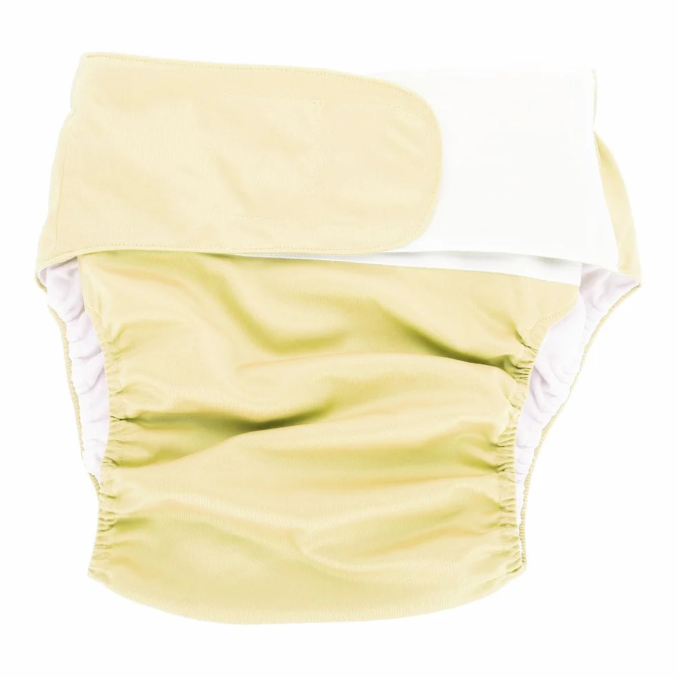 Couche Femme, Pannolini per Adulti con Pannolino Grande Regolabile Donna Blue305 Pannolino di Stoffa per Adulti Riutilizzabile Lavabile (giallo 102)