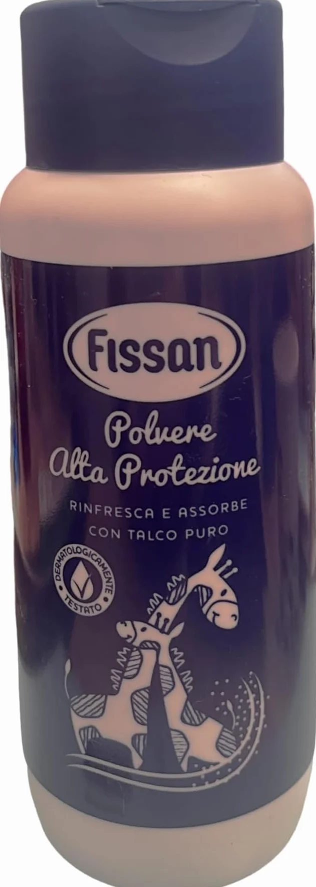 Fissan Polvere Alta Protezione, Rinfresca ed Assorbe, talco puro, 100g (Confezione da 6)