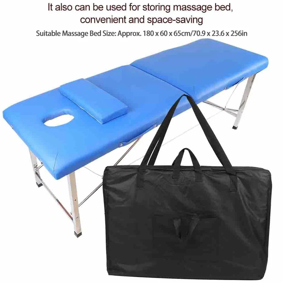 MAGT Lettino da Massaggio Borsa per Lettino, 93 x 63 x 23 cm Professionali Portatili Pieghevoli per Spa