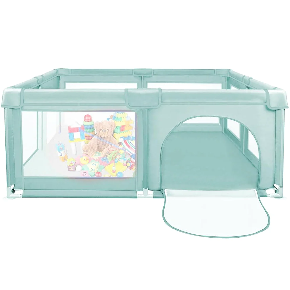 Box robusto per bambini, con 50 palline, box e stalle con rete traspirante
