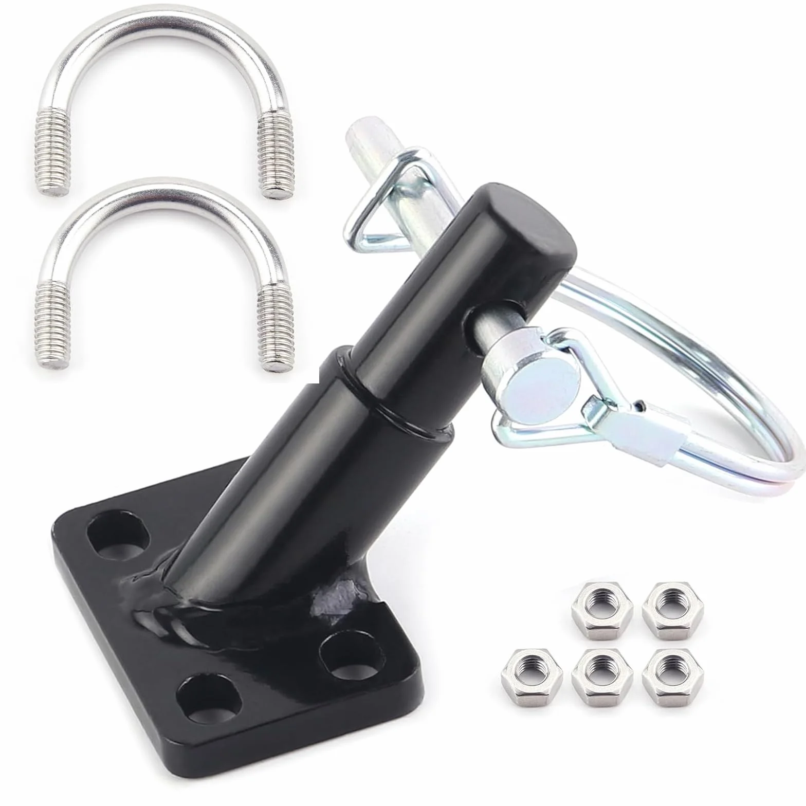 Gancio Traino Bici, Rimorchio Bici Bambini Adattatore Universale, Carrello Bicicletta Rimorchio, Gancio di Traino per Rimorchio Bicicletta, Fissaggio Sicuro con Perno, per Bambini, Cani