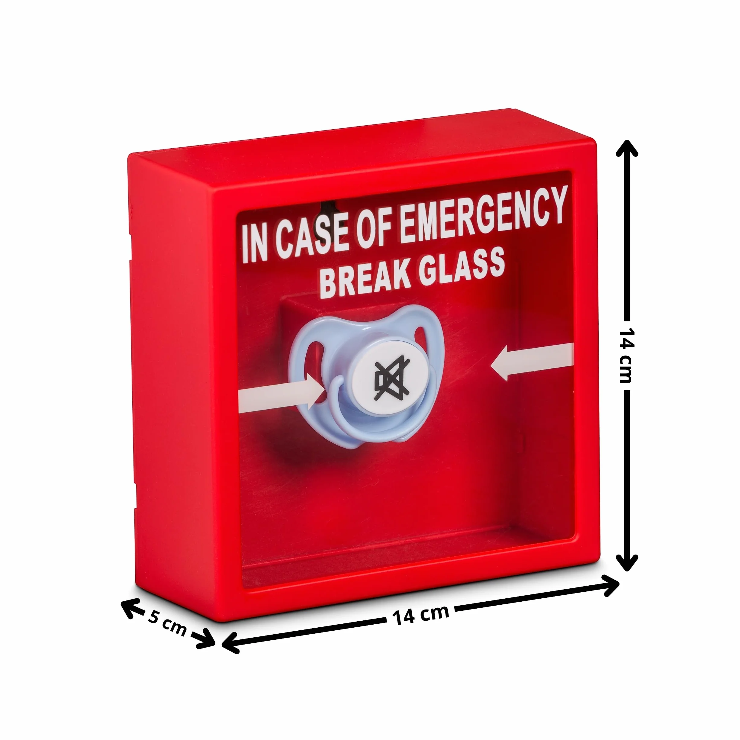 Froster Baby Emergency Frame - In Case of Emergency Break Glass, Rompere il Vetro in Caso di Emergenza, Regalo per Neo Mamma, Neo Papa, Futuri Genitori, Baby Shower Regalo