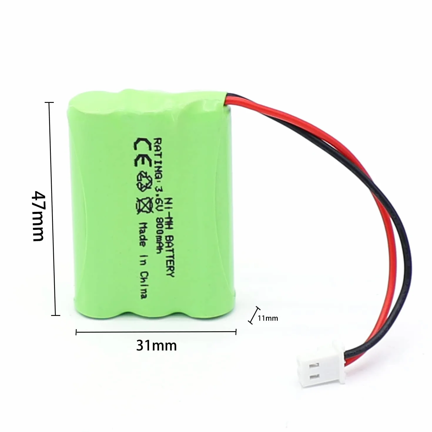 Batteria per baby monitor compatibile con Motorola MBP33S MBP36 MBP36S MBP481 MBP482 MBP483 Vtech BM5463 sorveglianza baby monitor 800mAh 3,6V GP80AAAhC3BMX HRMR03 ricaricabile NI-MH AAA