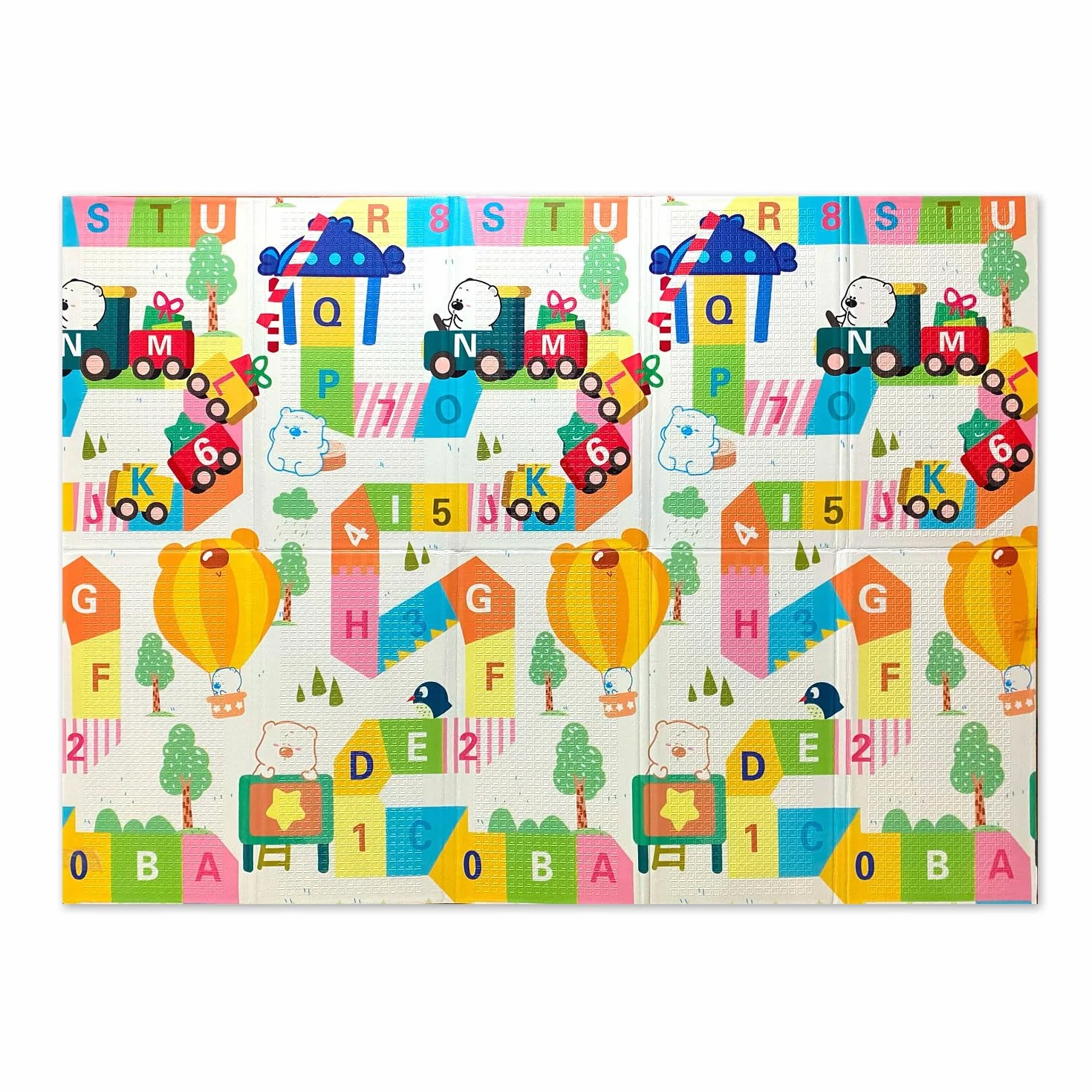 GIODICART Maxi Tappeto Gioco Pieghevole Primi Passi per Neonati e Bambini cm 200x150 - Alto Spessore 10mm