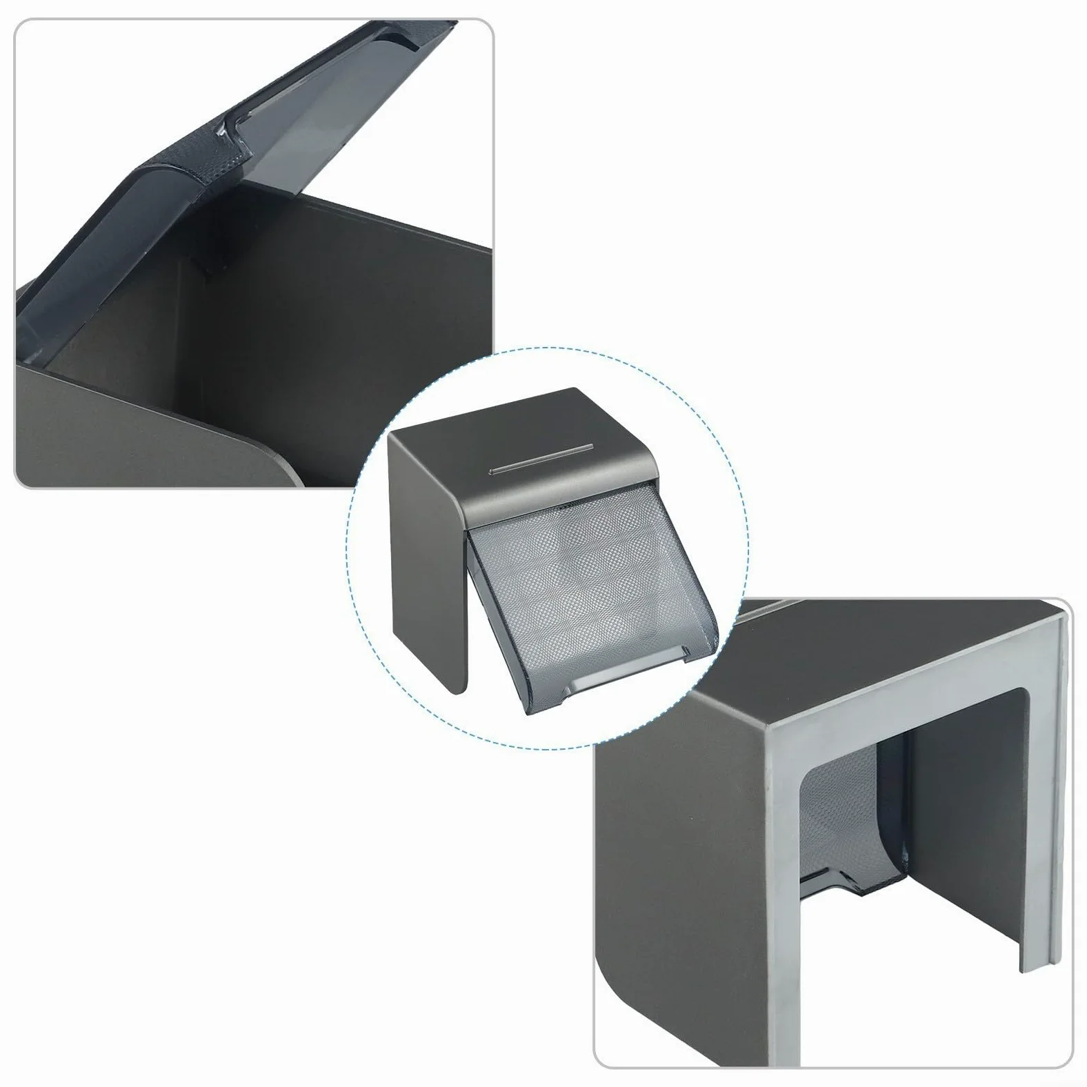 Copriprese antispruzzo di facile accesso(Black)
