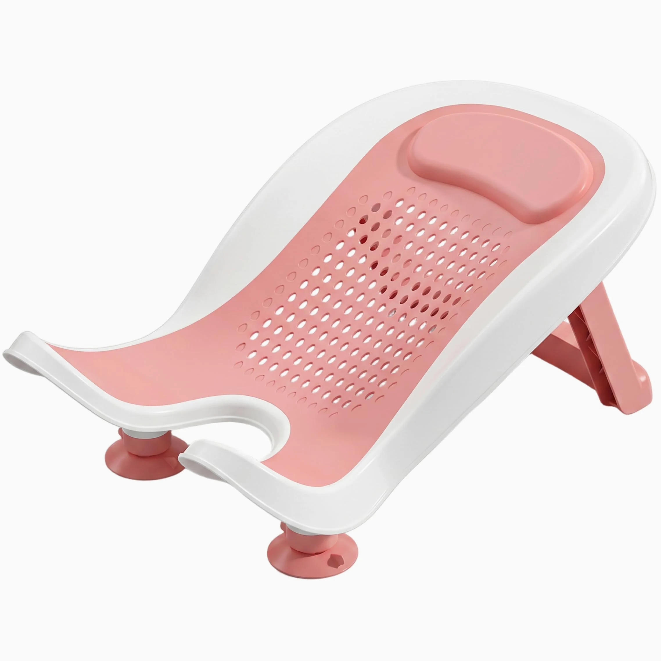 Supporto per bagnetto, vasca ergonomica per neonati con ventosa e gamba, soluzione per il bagno con lavandino antiscivolo per 0-12 mesi Style-3.