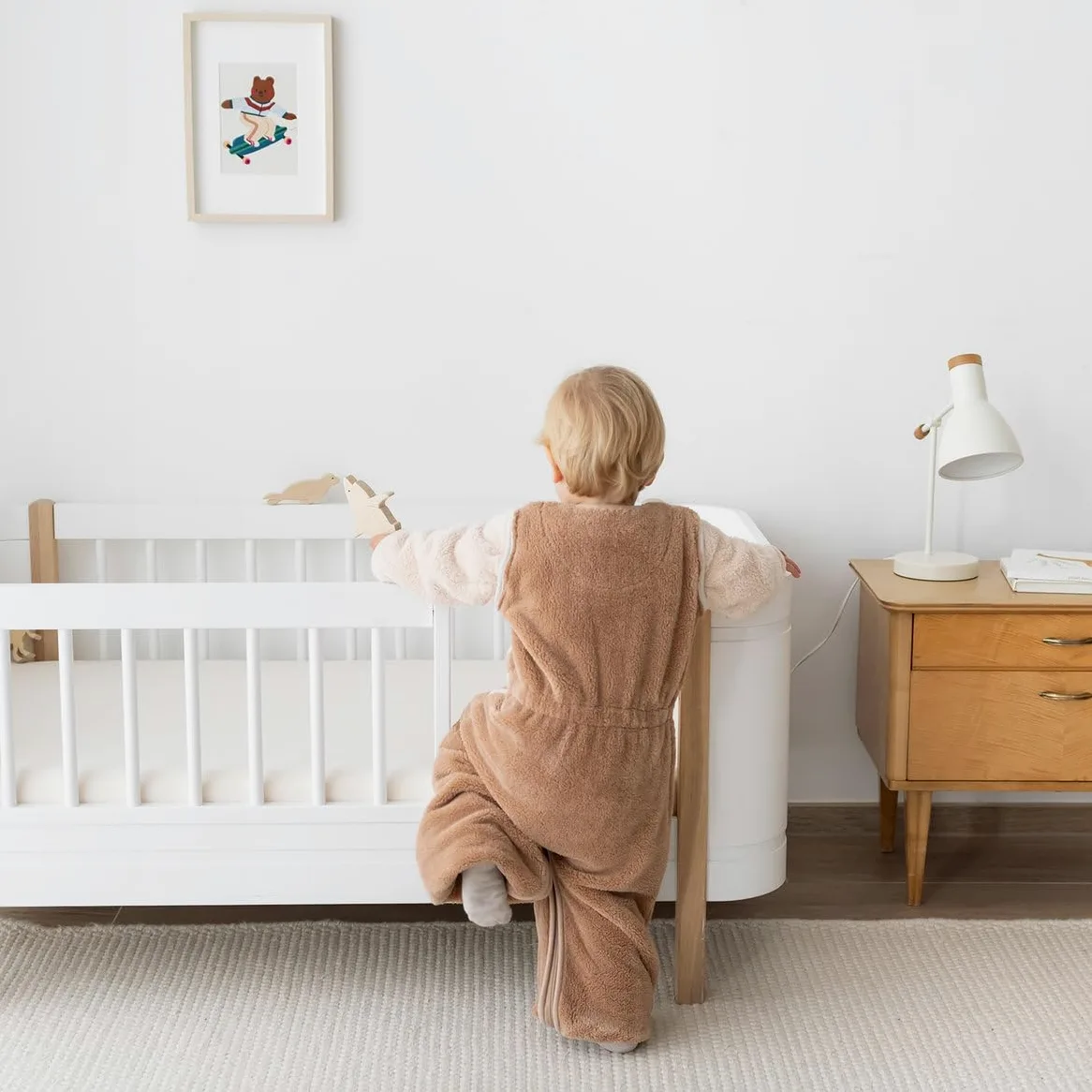 BEMINI Sacco nanna per gambe separabili invernali – TOG 2.5 Softy – Natural tricolor