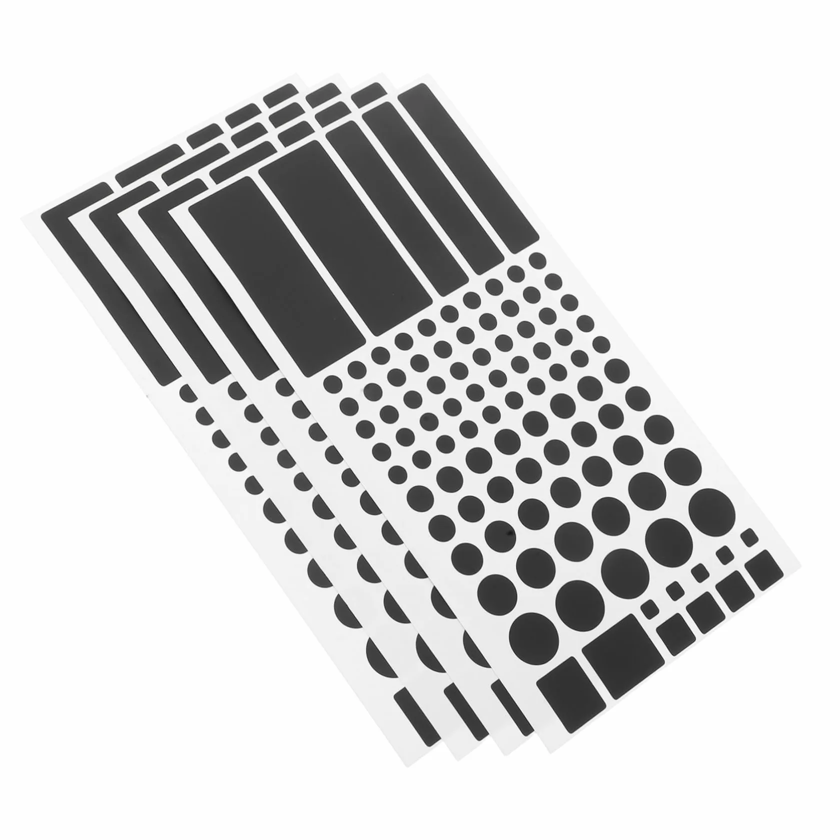 Artibetter Adesivi Dimmerabili Neri 4 Pezzi in Materiale Rivestito per Dispositivi Elettrici e Elettrodomestici, Riducono la Luminosità dal 50% All'80% un Sonno