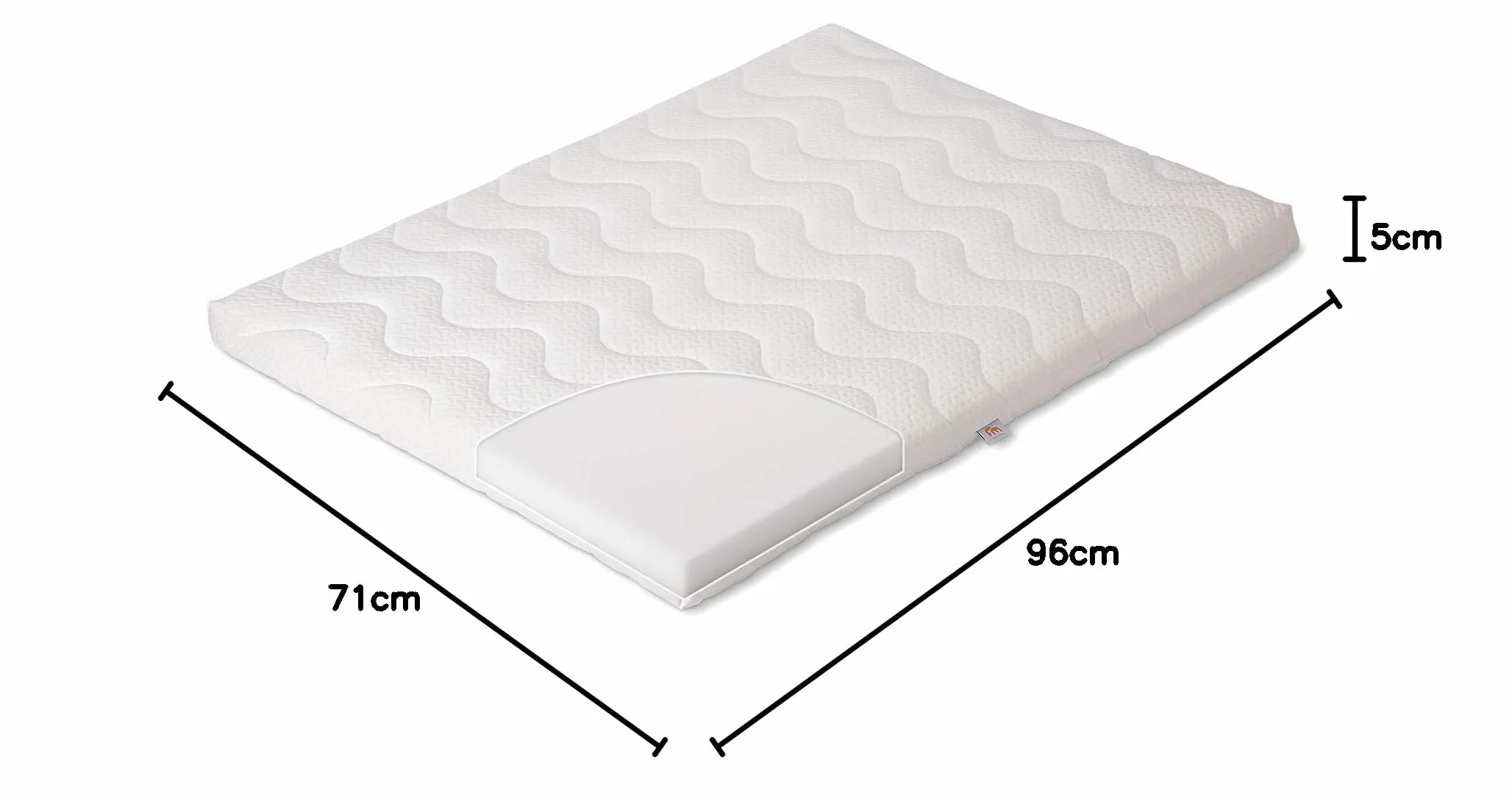 FabiMax 2453 - Materasso classico per box 75 x 100 cm