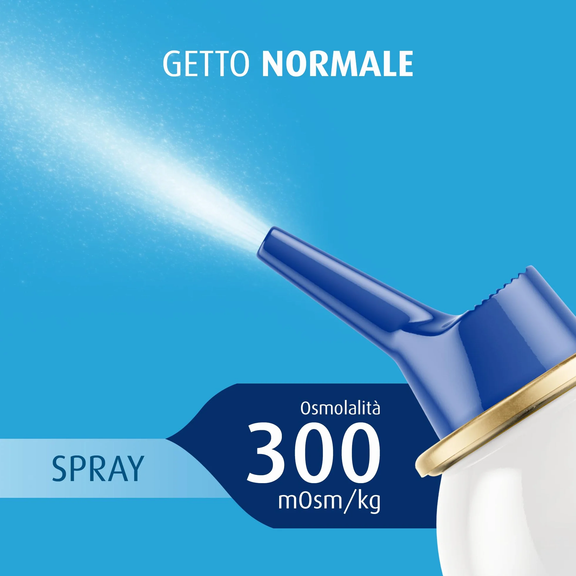 Tonimer Isotonic 300 Normal - 100 ml - Soluzione Isotonica Sterile di Acqua di Mare - Rimuove e Fluidifica il Muco - Indicata per Adulti - Senza Conservanti