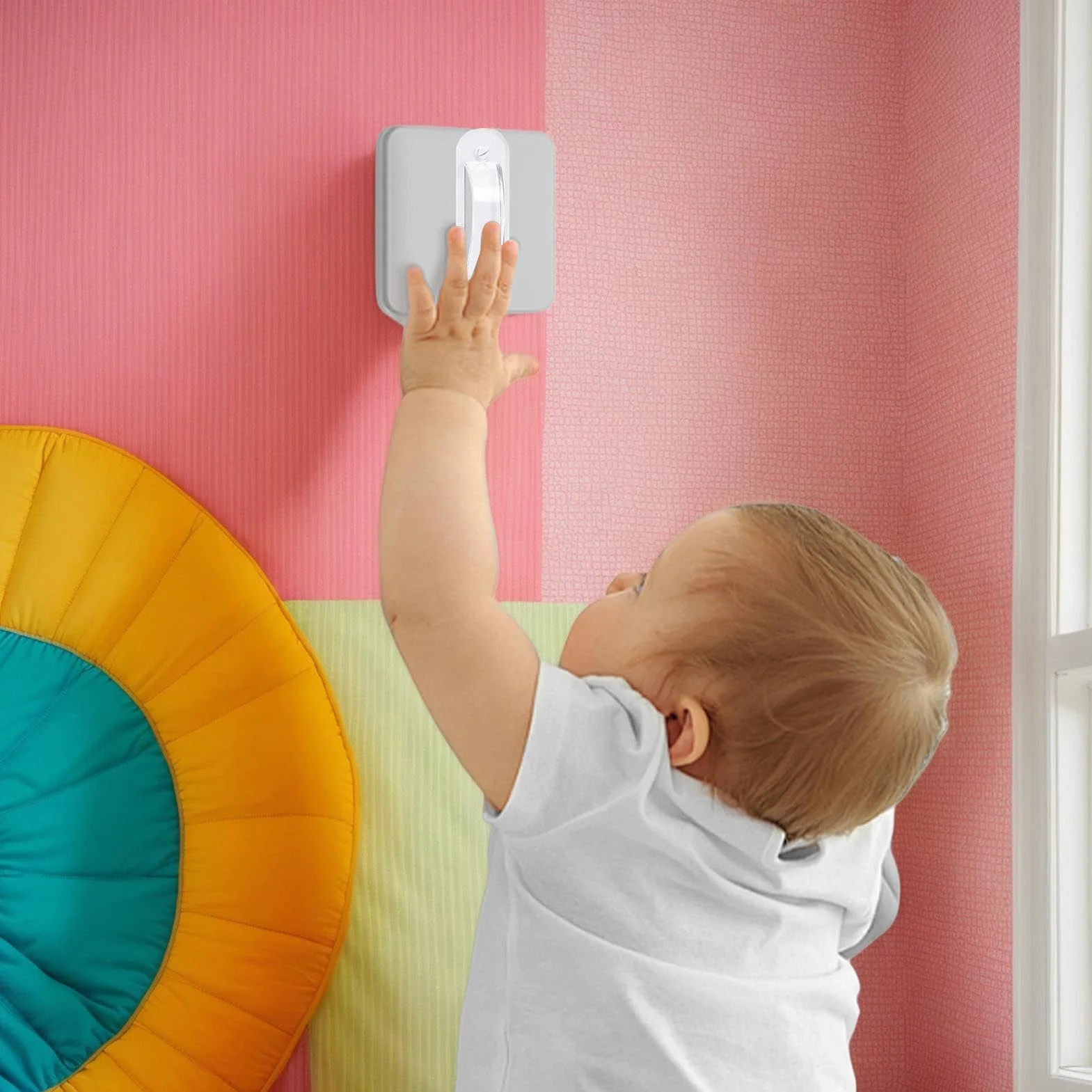 Protezione per interruttore della luce di sicurezza per bambini - Protezione per pulsante di attivazione/disattivazione della luce, copertura per interruttore della luce a prova di bambino | Durevole