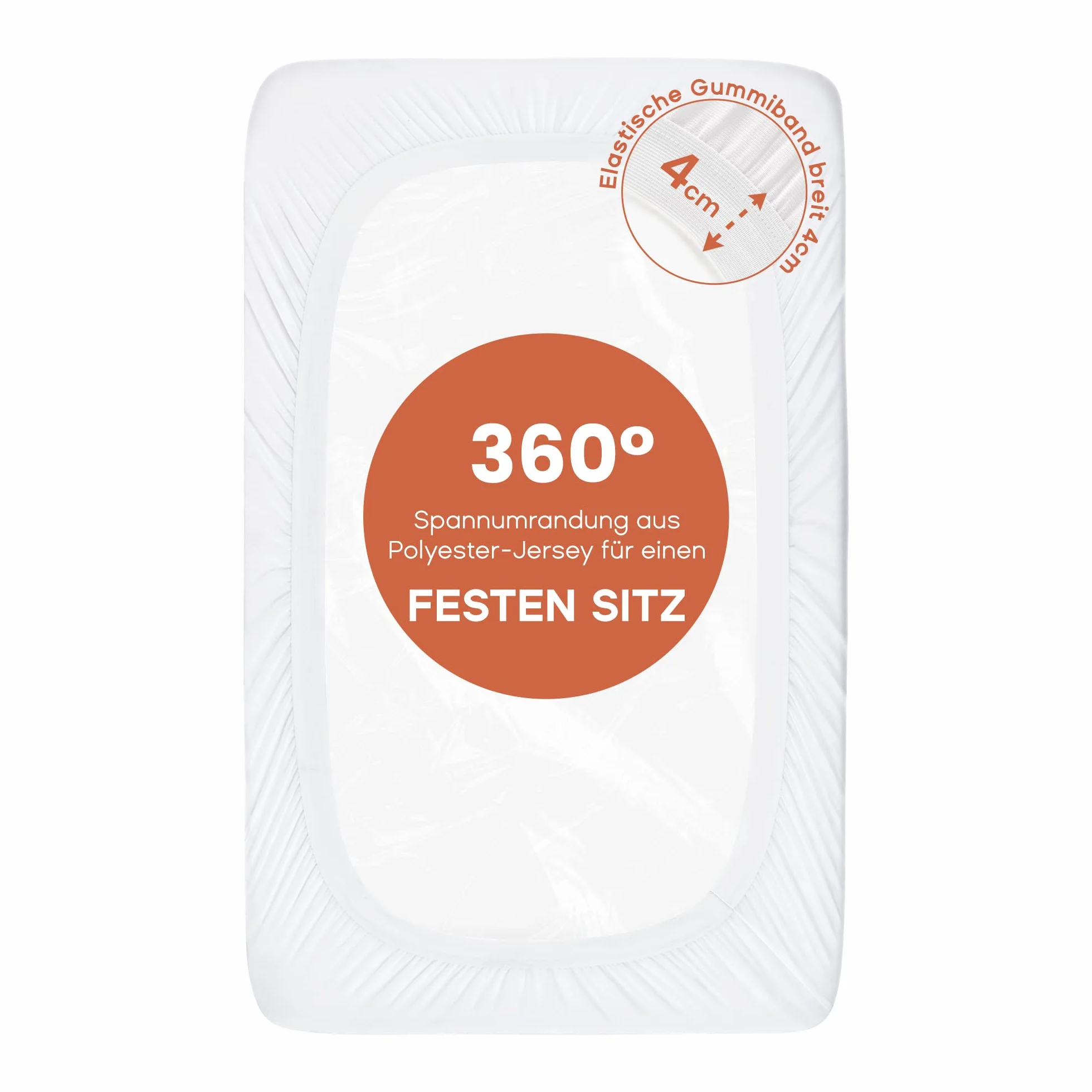 SONIVE Coprimaterasso impermeabile per culla e bambini piccoli, imbottitura in microfibra, 10 oz, certificato Oeko-Tex Standard 100, bianco, 70 x 140 cm