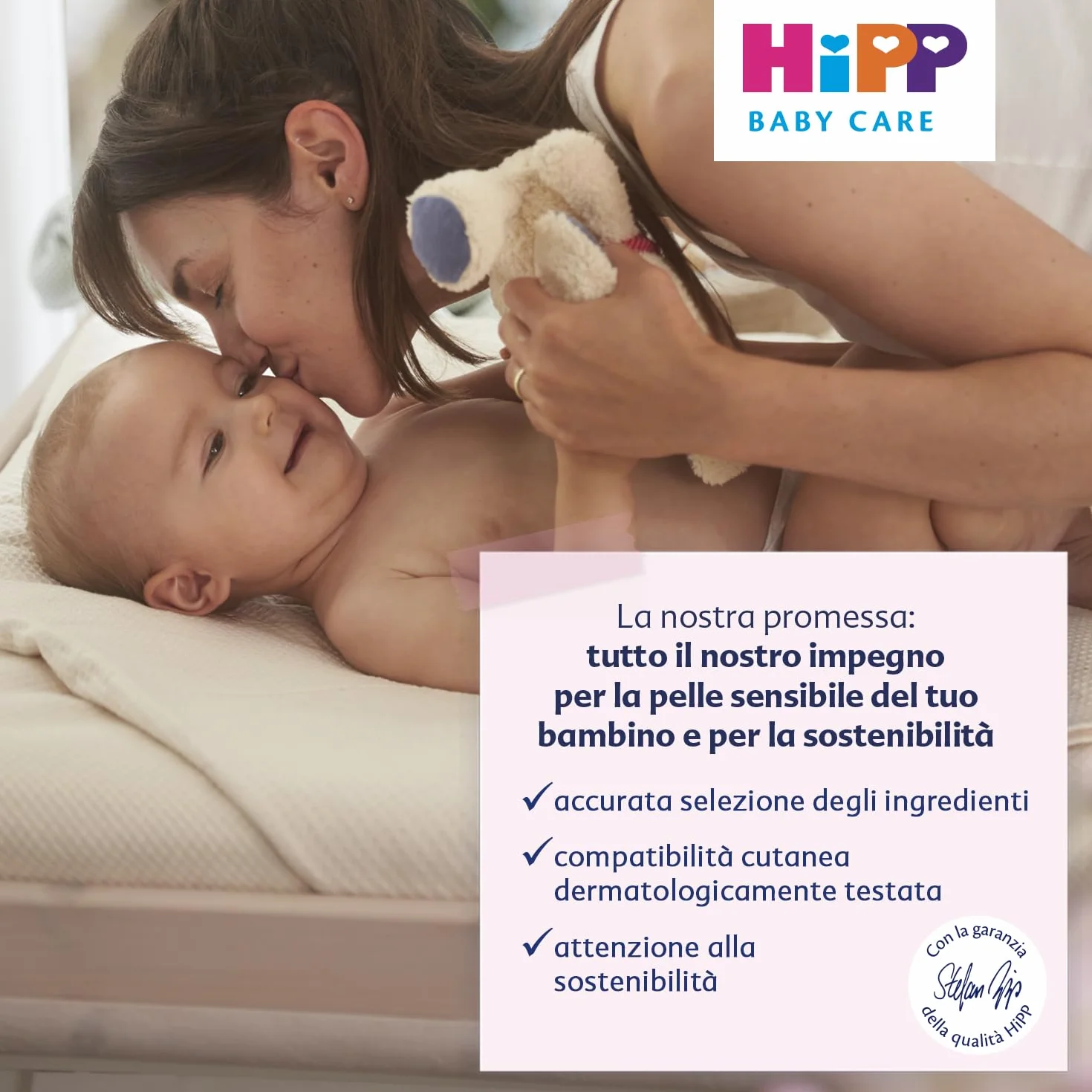 HiPP - Baby Care - Ricarica Ecologica Mousse Detergente per Bambini, Deterge Viso, Corpo e Mani con Delicatezza, per Pelli Sensibili, Con Estratto Naturale di Mandorle Bio, 1 pezzo da 250 ml