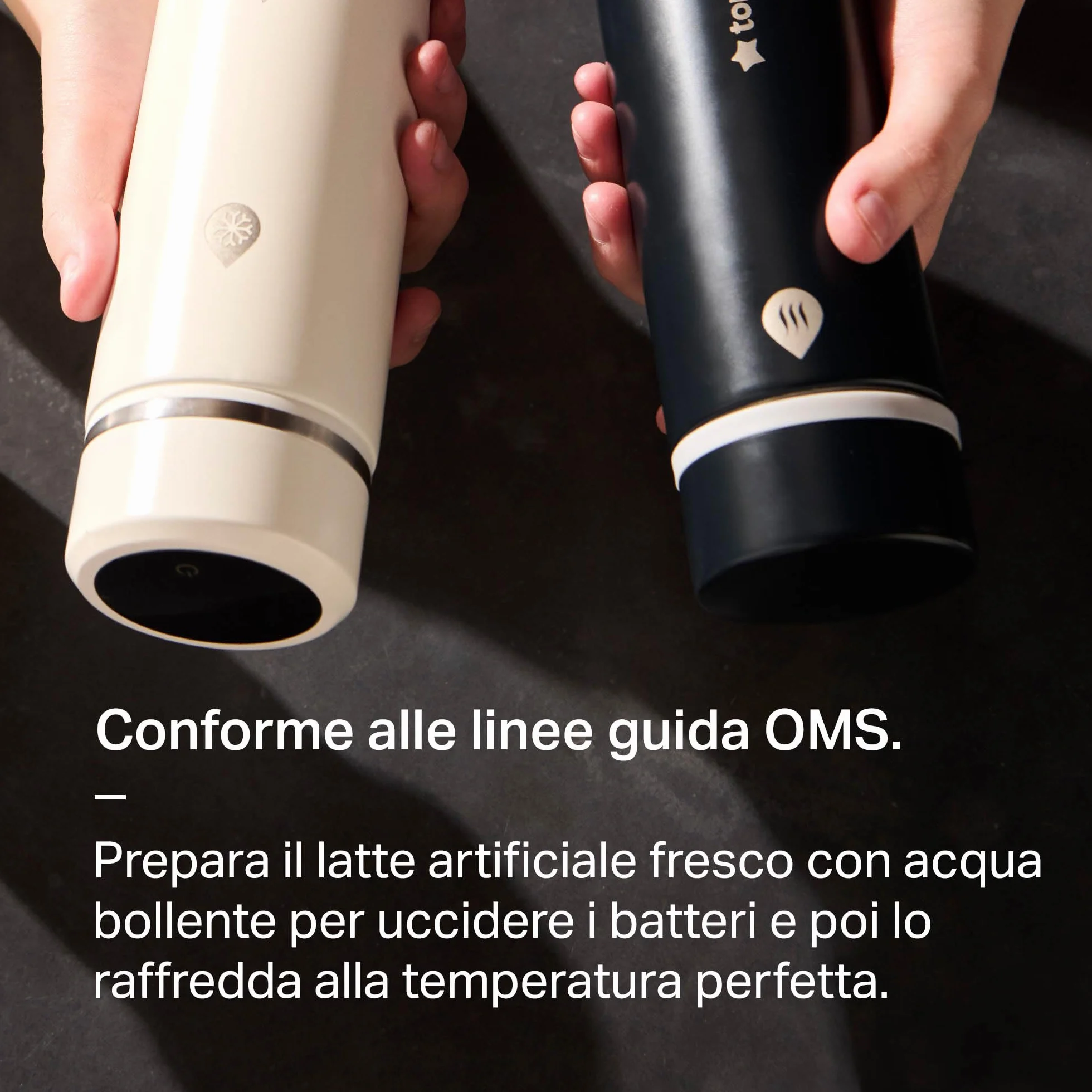 Tommee Tippee Set Preparazione Biberon PrepGo, Raffredda il Latte Alla Giusta Temperatura in 2 Minuti, Portatile con Display per la Temperatura