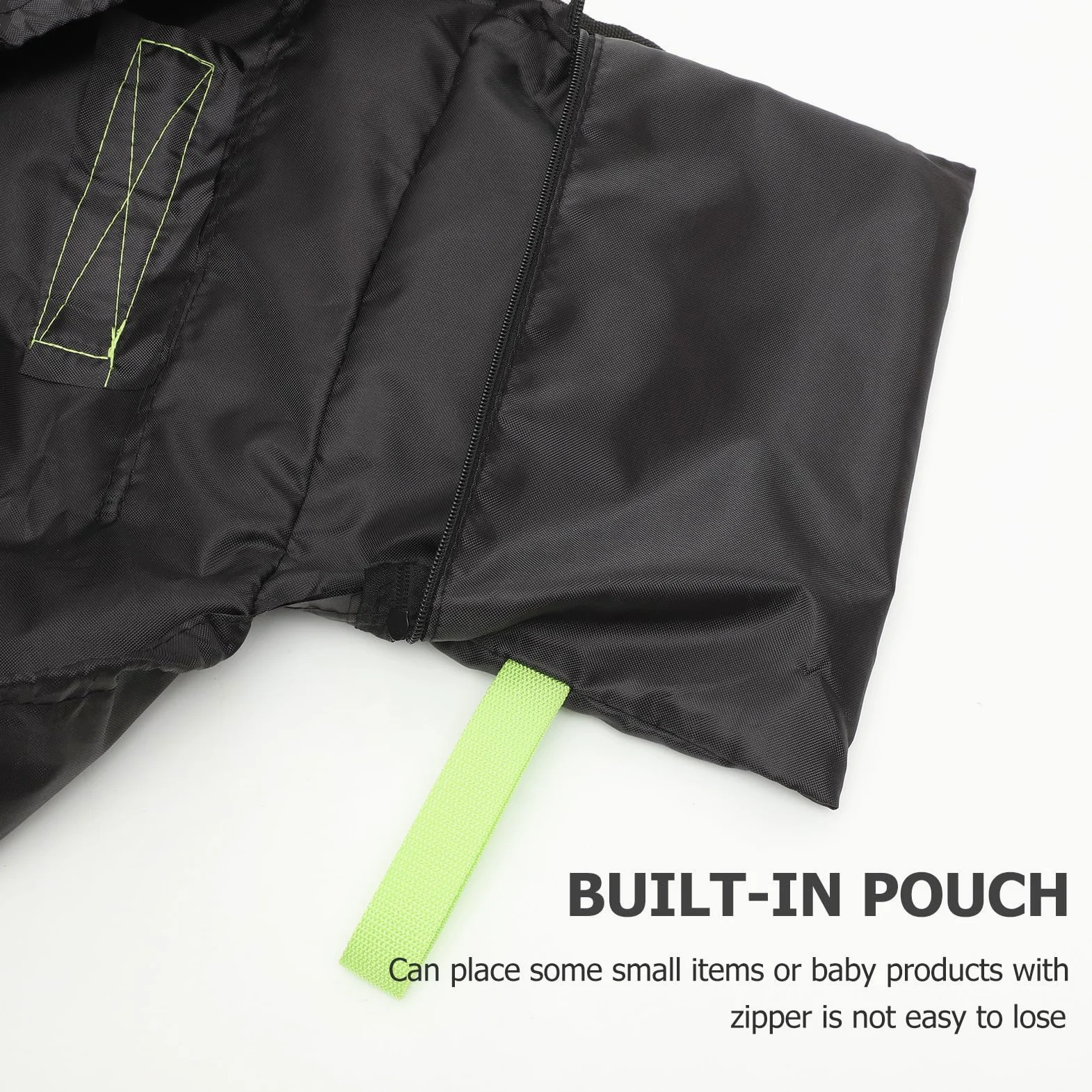 DOITOOL Borsa di Trasporto per Passeggino Extra Grande con Cinghie | Tessuto Oxford Nero, Doppia Tracolla, per Gate Check e Viaggio in Aereo