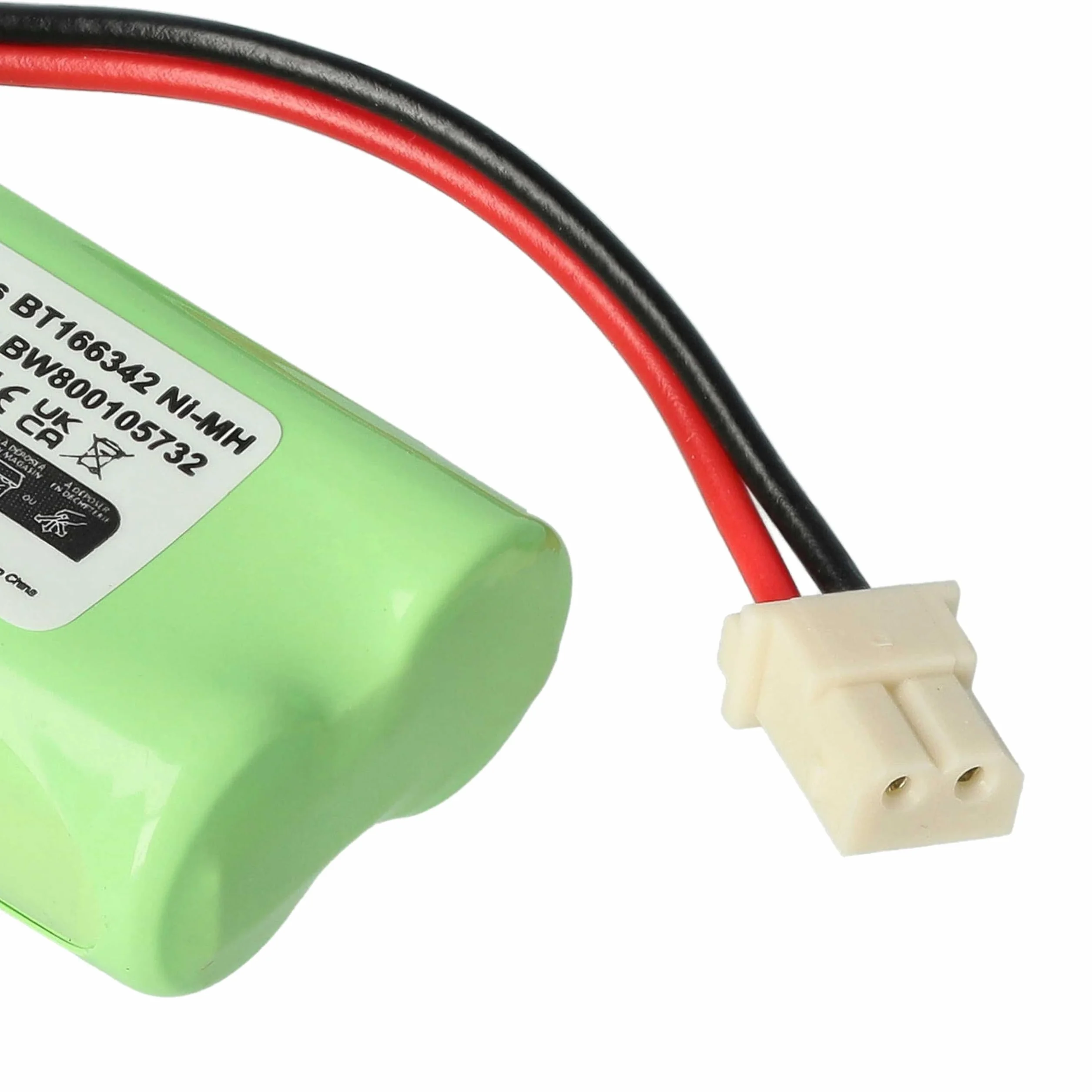 vhbw batteria compatibile con V-Tech DM221-2, DM222, DM221 babyphone (800mAh, 2,4V, NiMH)