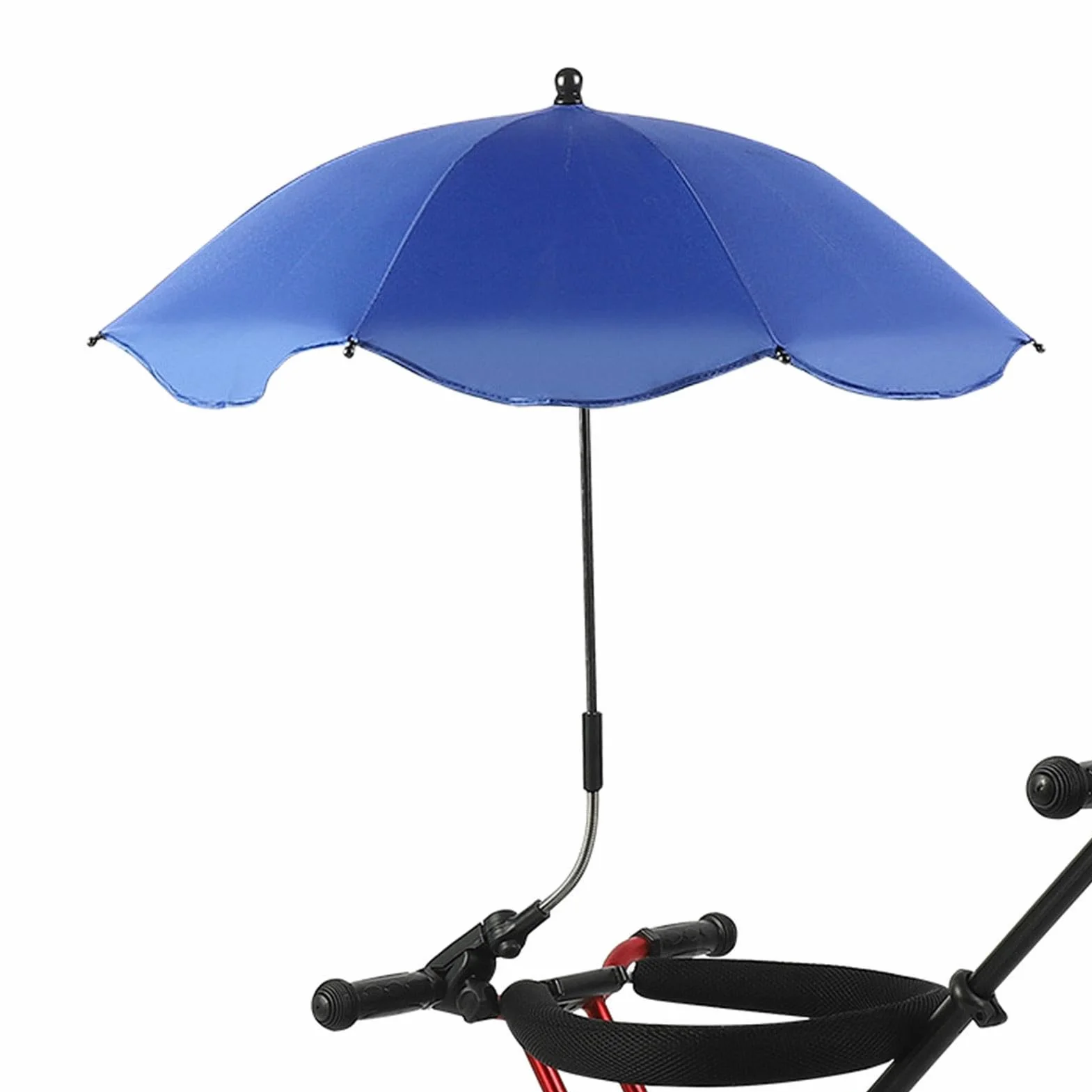 Ombrellone per passeggino, protezione UV 50+ , con clip, regolabile a 360° , accessorio per carrozzina