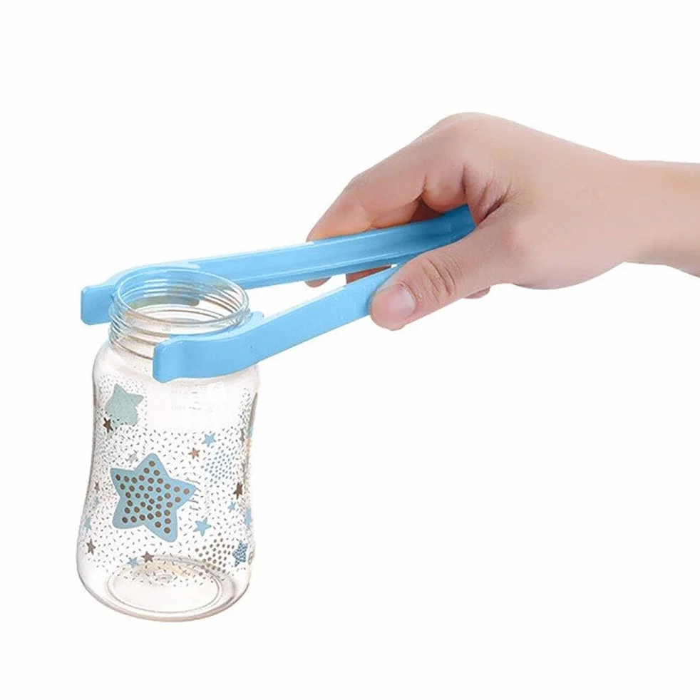 Pinze 2 Pezzi Pinze per Bambini Infantile per Alimentazione per Bambini Morsetto Clip per Biberon per Alimentazione di Latte Morsetto Clip di Ciuccio Anti -Slip