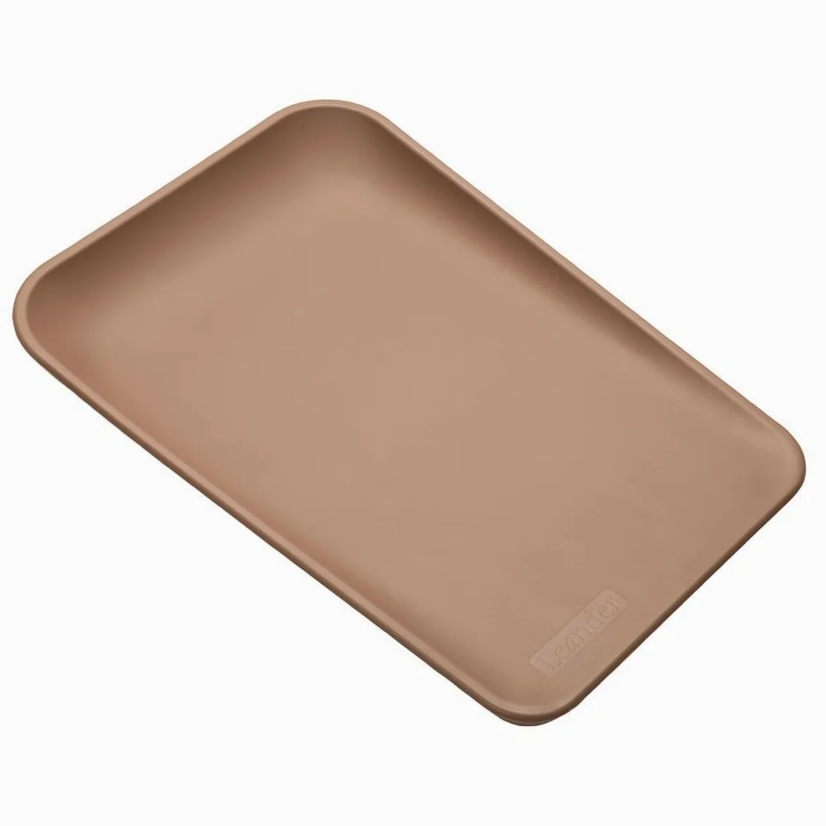 Leander Materassino Fasciatoio Matty - Clay 50x70 cm | Design Scandinavo, Tessuto Lavabile, Sicuro e Confortevole per Neonati