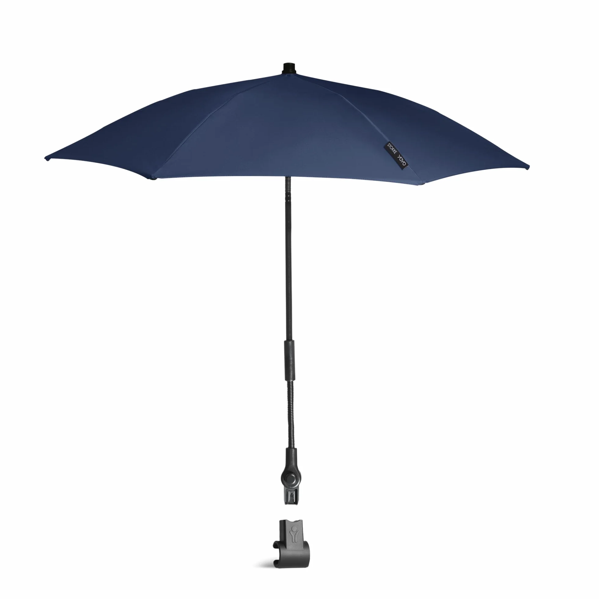 Parasole Stokke YOYO, Navy Blue - Protezione UPF 50+, opacità migliorata - Da utilizzare sul passeggino YOYO con 0+ Newborn Pack, Newborn Shell o 6+ Color Pack